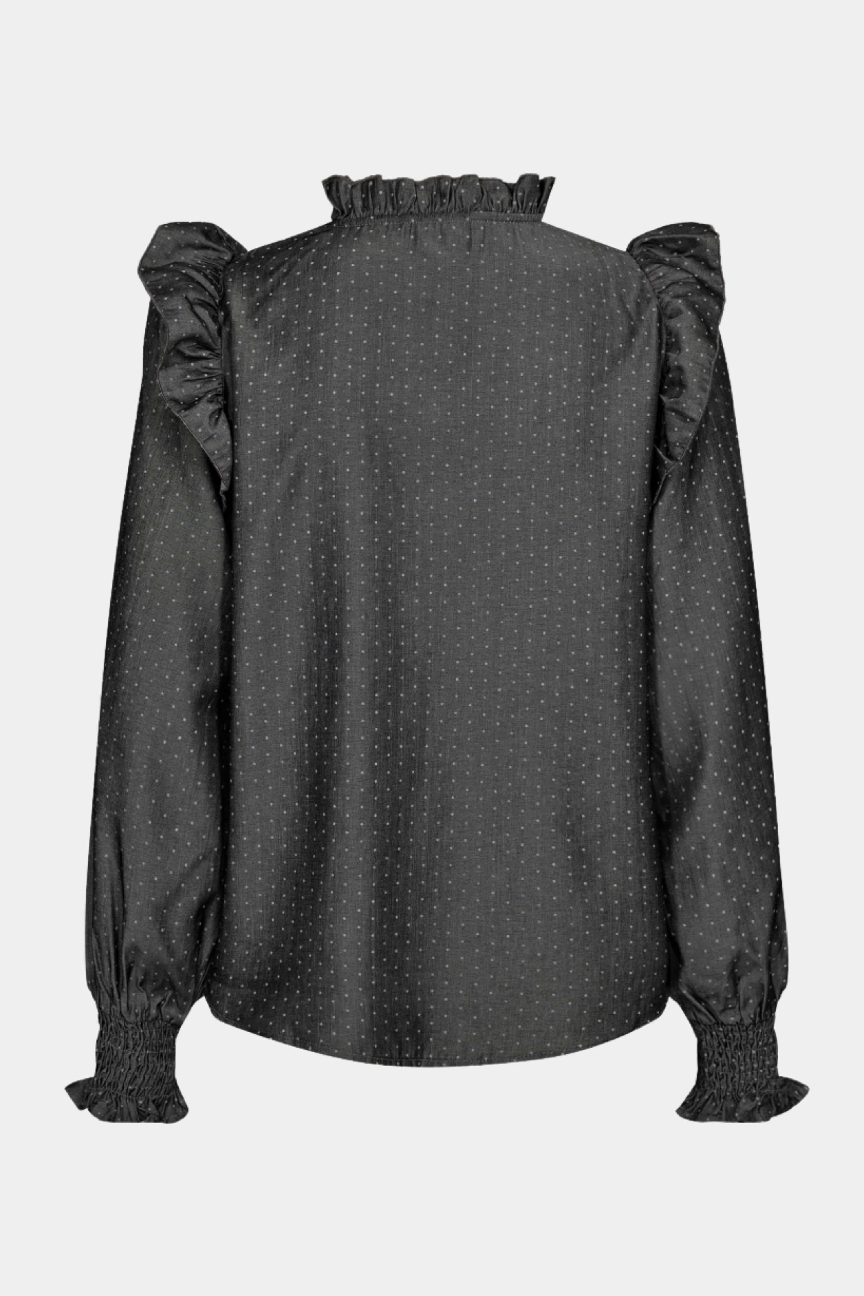 DianaCC dot frill blouse