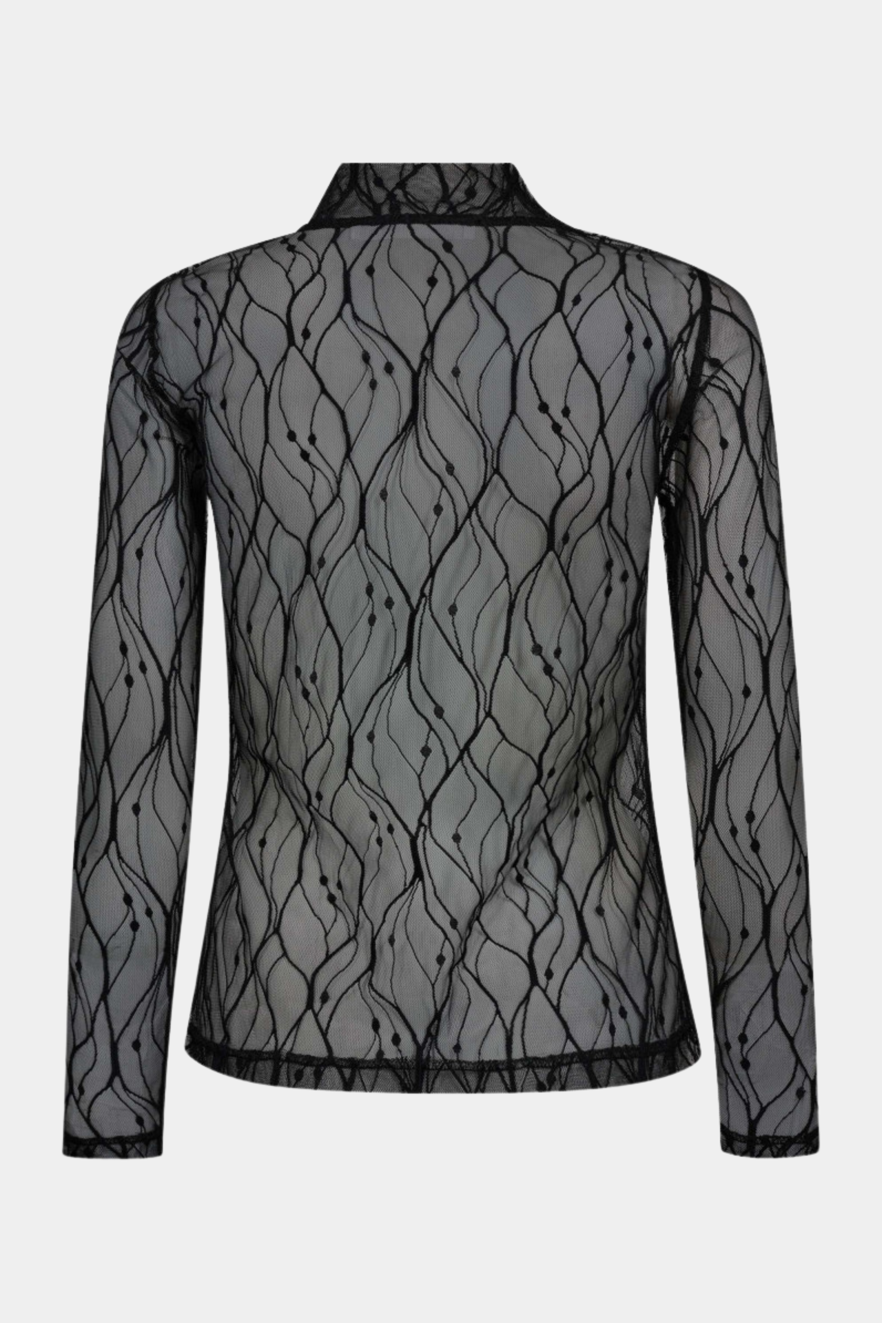 MercyCC mesh turtleneck