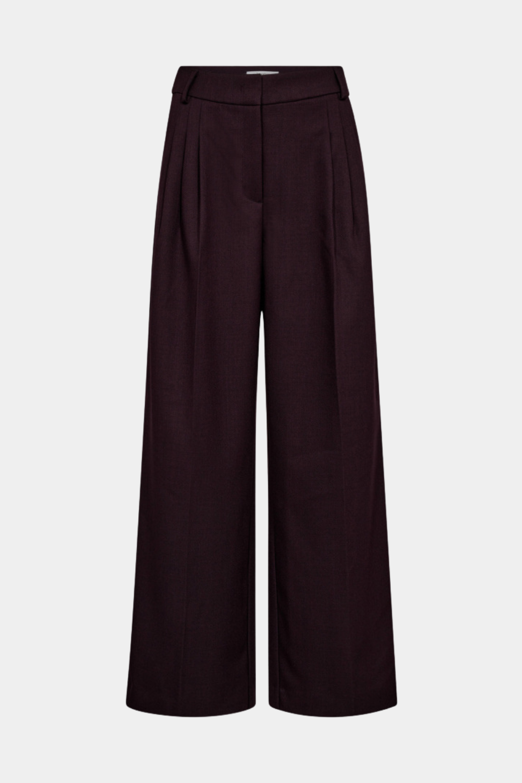 Buks, bukser, pants, blomme, mørkrød, læg, vidde, bredde, Fin, smuk, elegant, klassisk, staple, feminin, pæn, rå, cool, sej, unik, musthave, hverdag, fest, kvinde, dame, woman