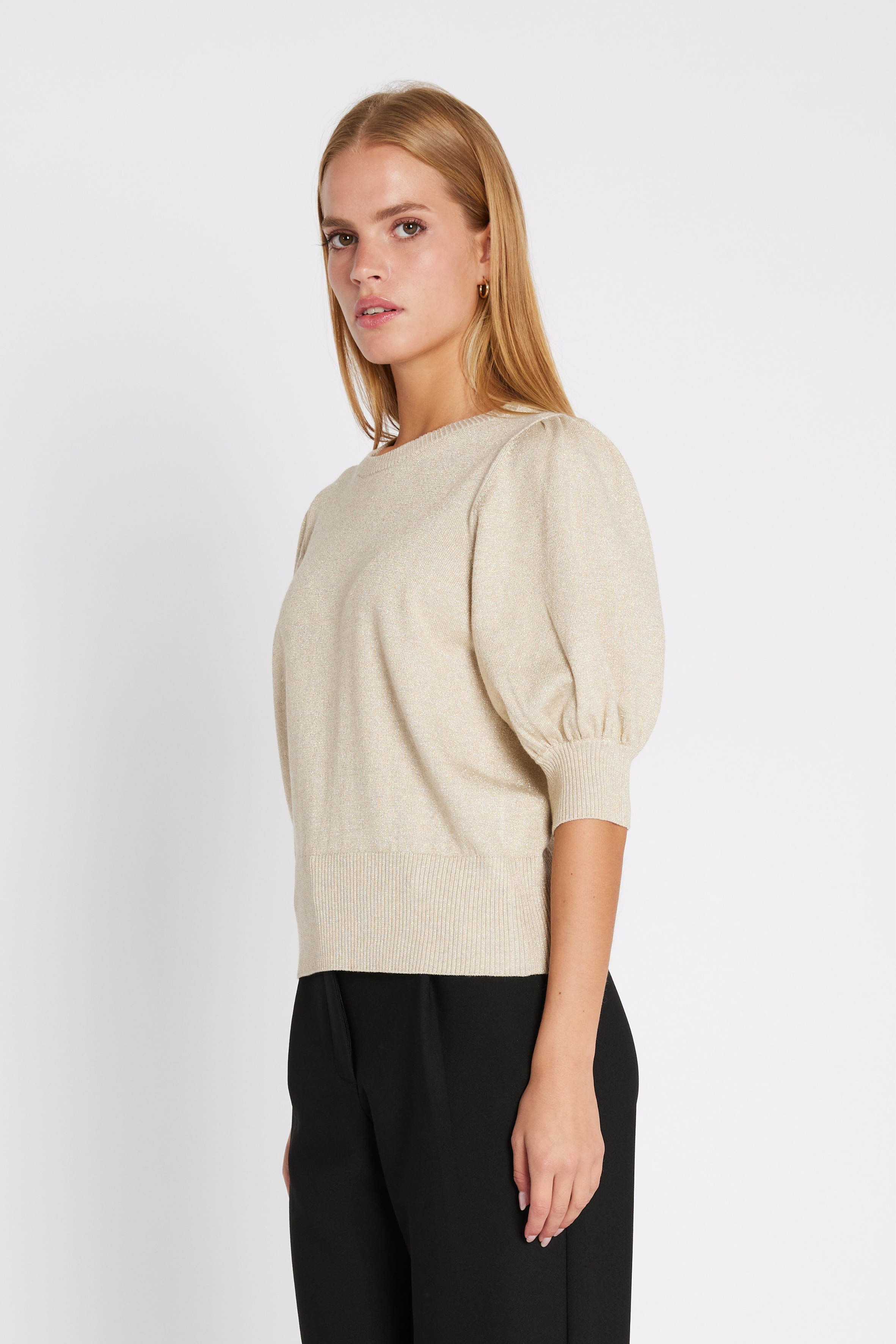 Sorrel knit | Gold glitter