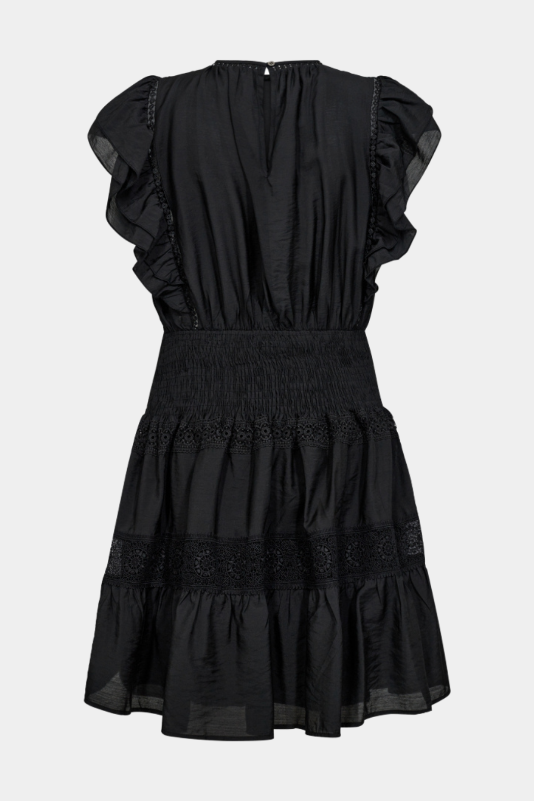 CallumCC frill pintuck dress