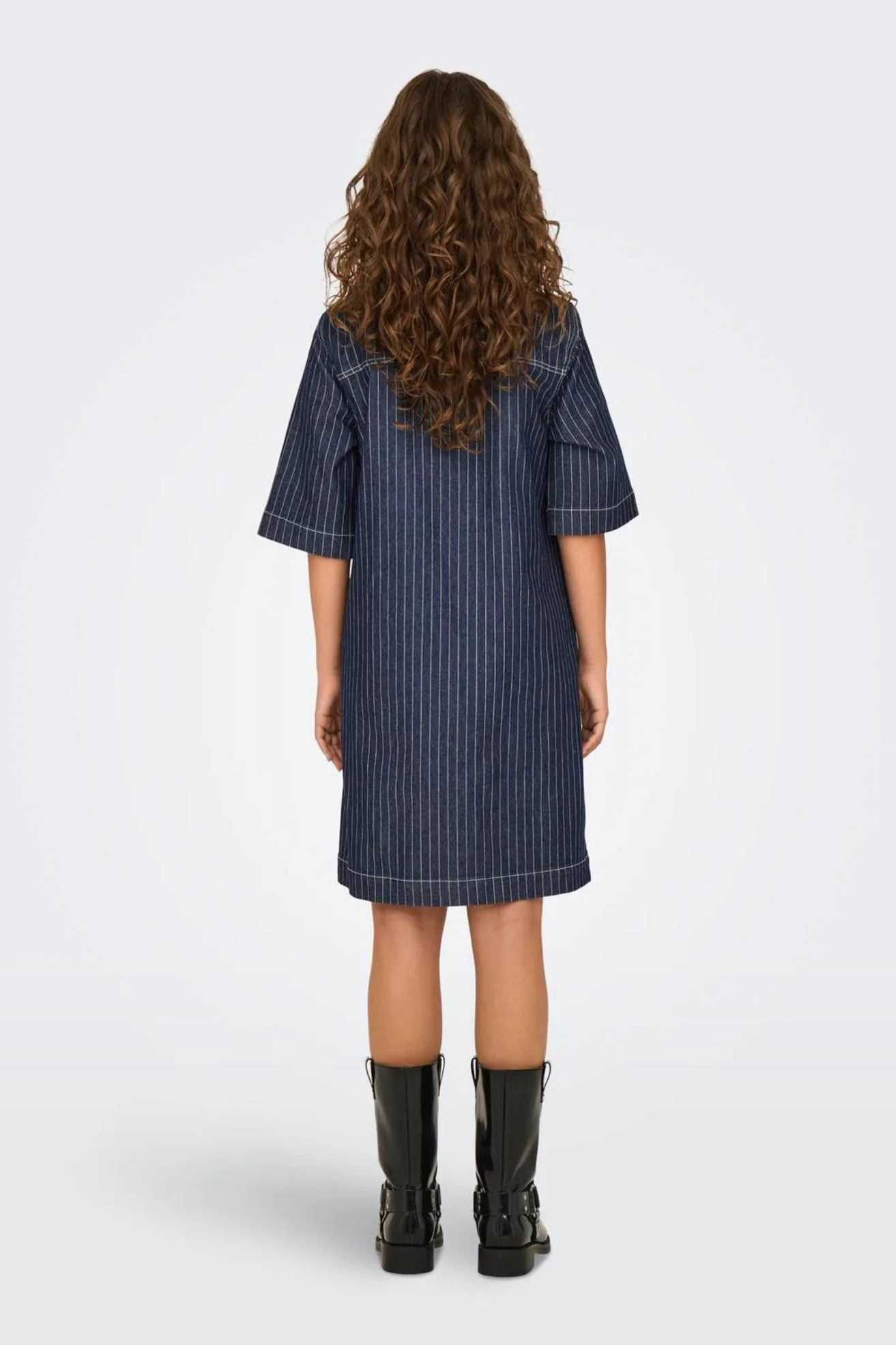 ONLBelle S/S stripe denim dress