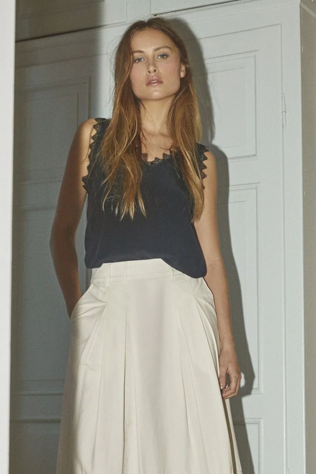 PerinCC lace singlet