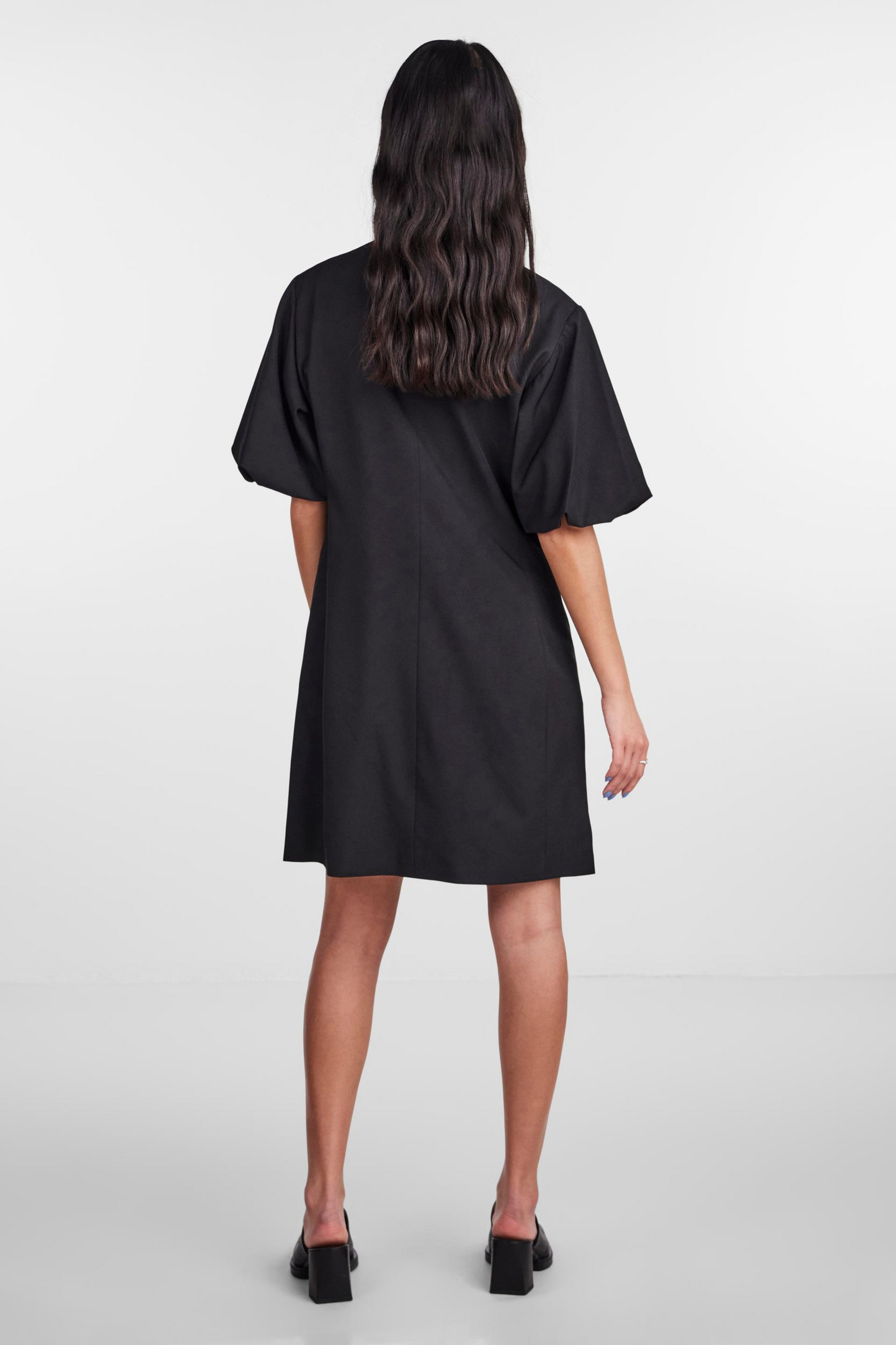 PCSienna 2/4 tailored dress, black
