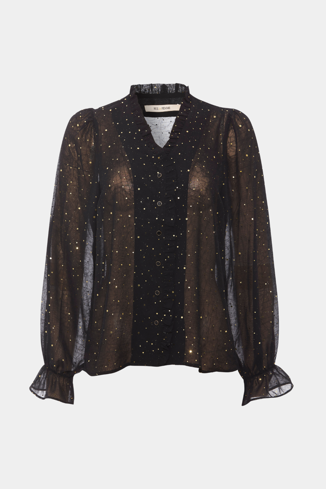 skjorte, shirt, bluse, overdel, sort, glimmer, glitter, shiny, knapper, flæse, flæser, fin, smuk, elegant, klassisk, feminin, pæn, rå, cool, sej, unik, musthave, hverdag, fest