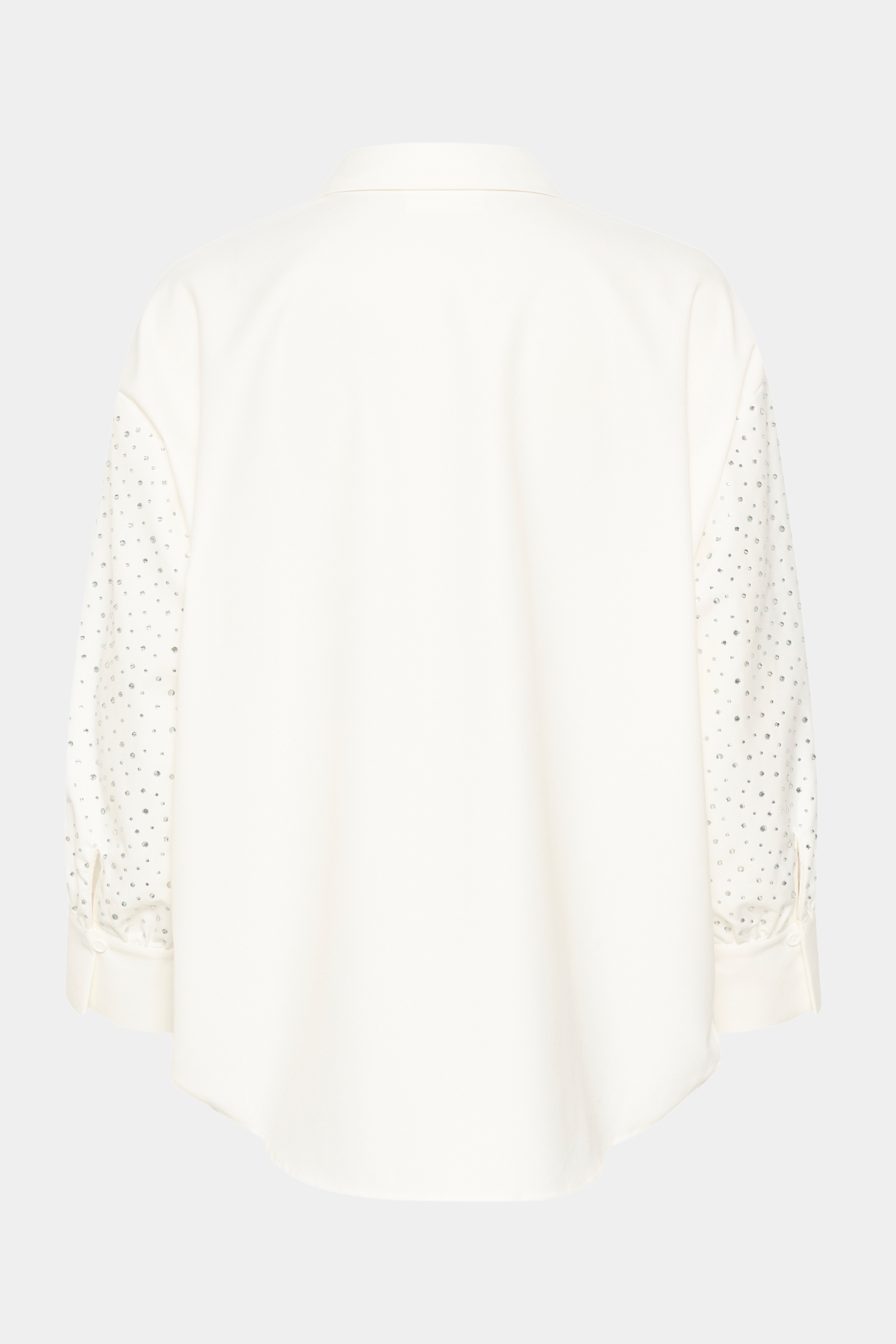 skjorte, shirt, oversize, overshirt, hvid, blød, sten, similisten, glimmer, glitter, fin, smuk, elegant, klassisk, feminin, pæn, rå, cool, sej, unik, musthave, hverdag, fest