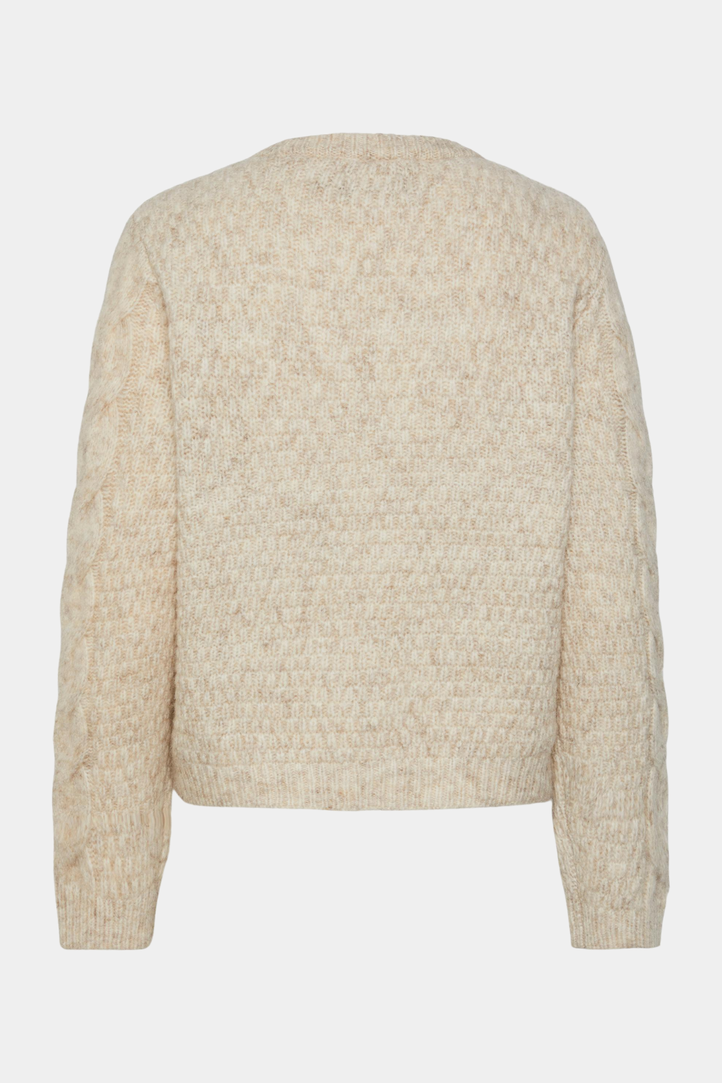 PCNina ls o-neck knit, birch
