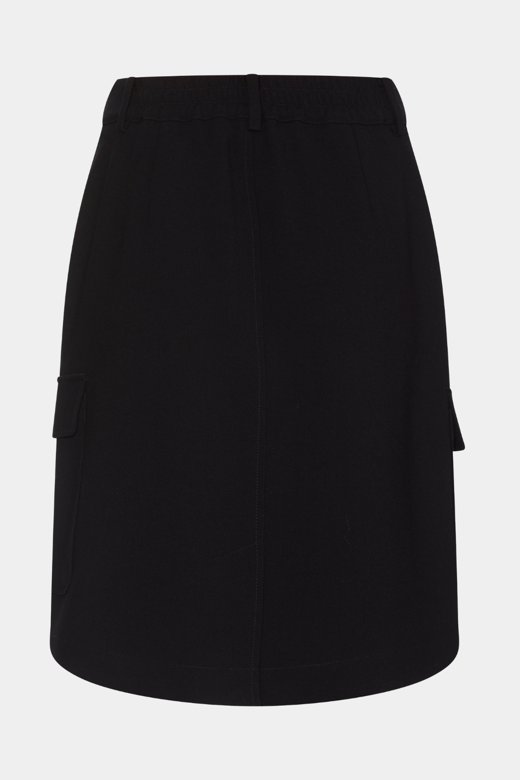 nederdel, skirt, sort, black, track, cargo, cargonederdel, cargoskirt, lomme, kommer, knap, midi, kort, fin, smuk, elegant, klassisk, feminin, pæn, rå, cool, sej, unik, musthave, hverdag, fest