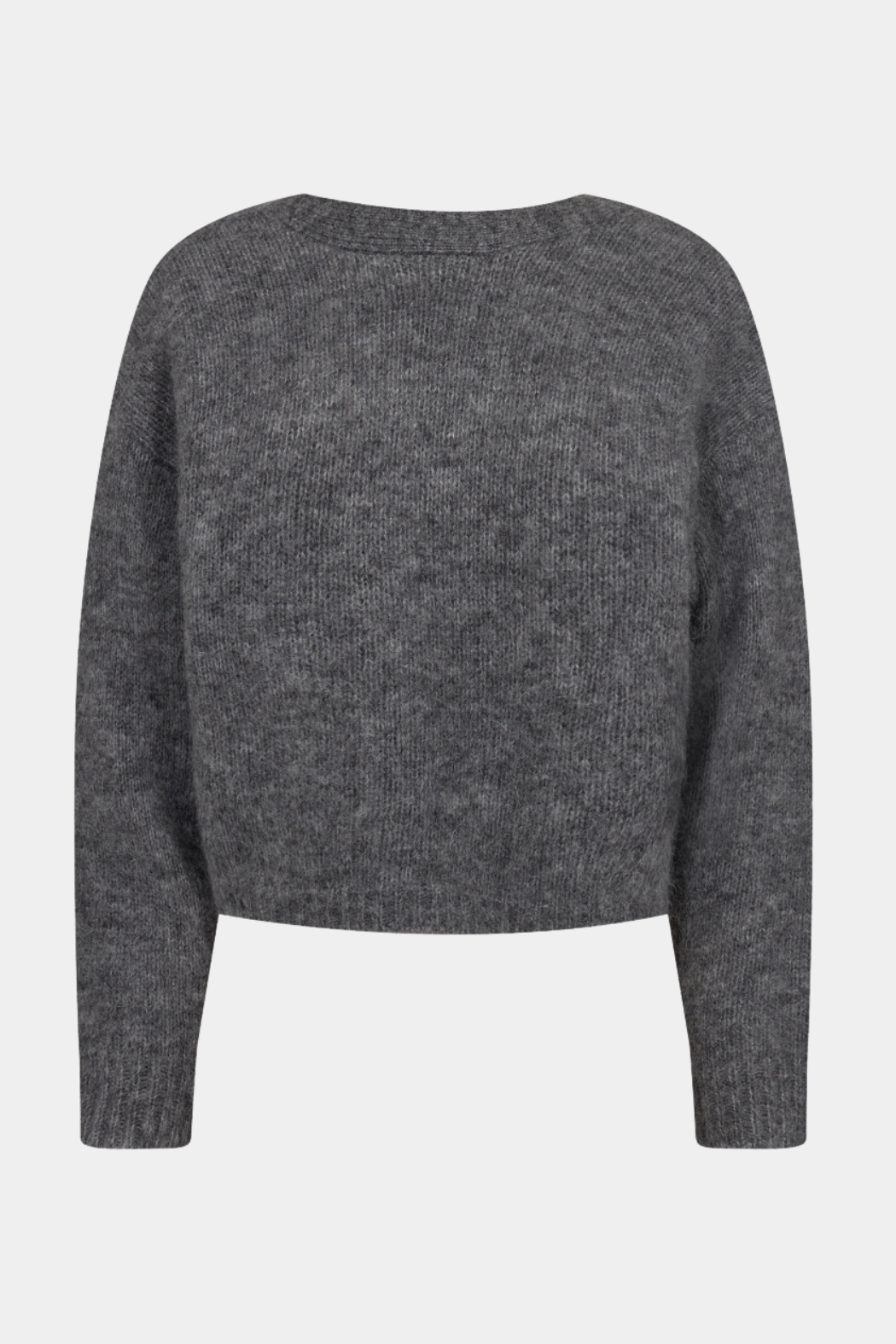 knit, strik, grå, mørkegrå, knude, twist, tvist, detalje, blød, uld, mohair, varm, fin, smuk, elegant, klassisk, feminin, pæn, rå, cool, sej, unik, musthave, hverdag, fest