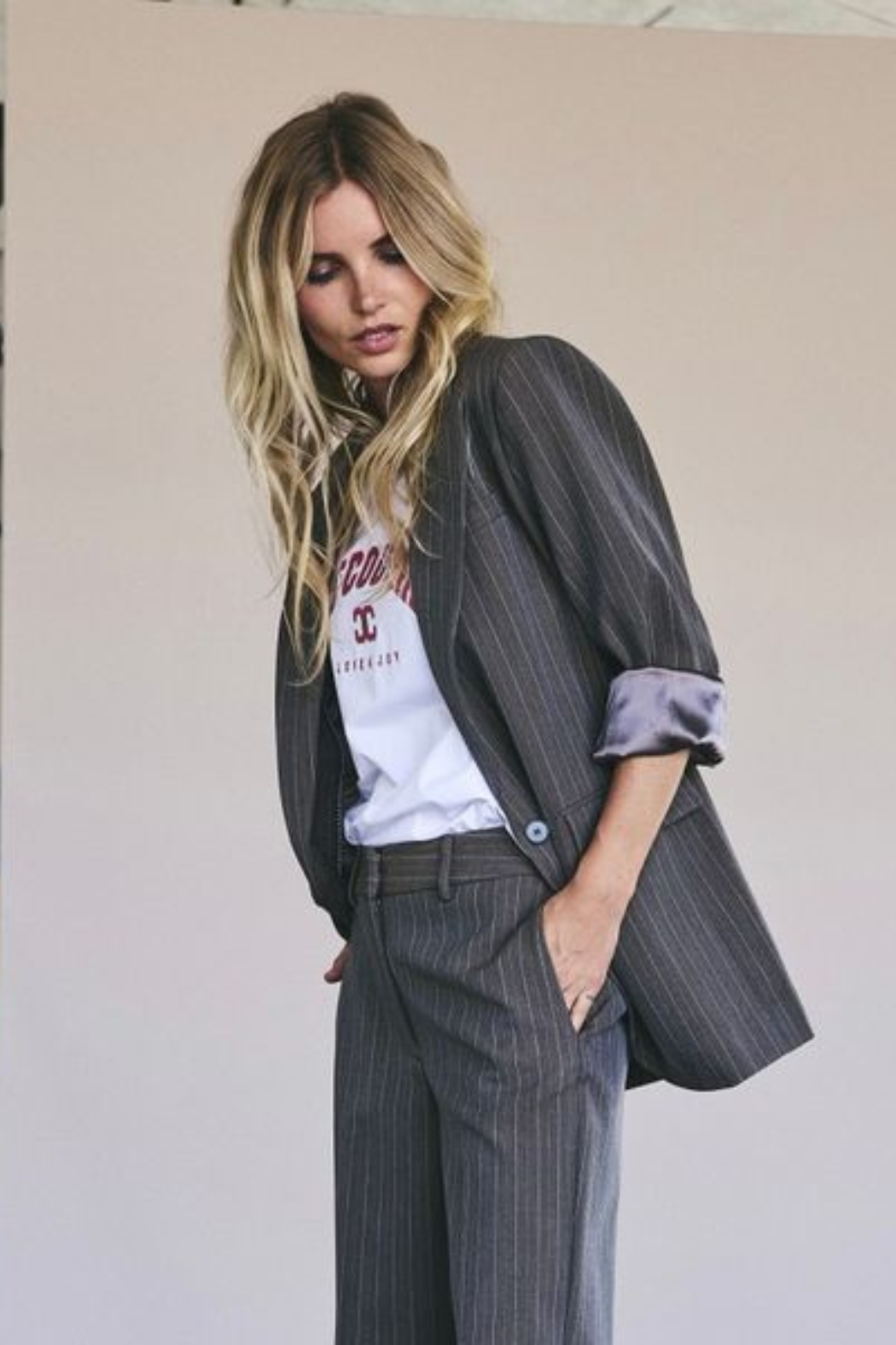 IdaCC pin single oversize blazer