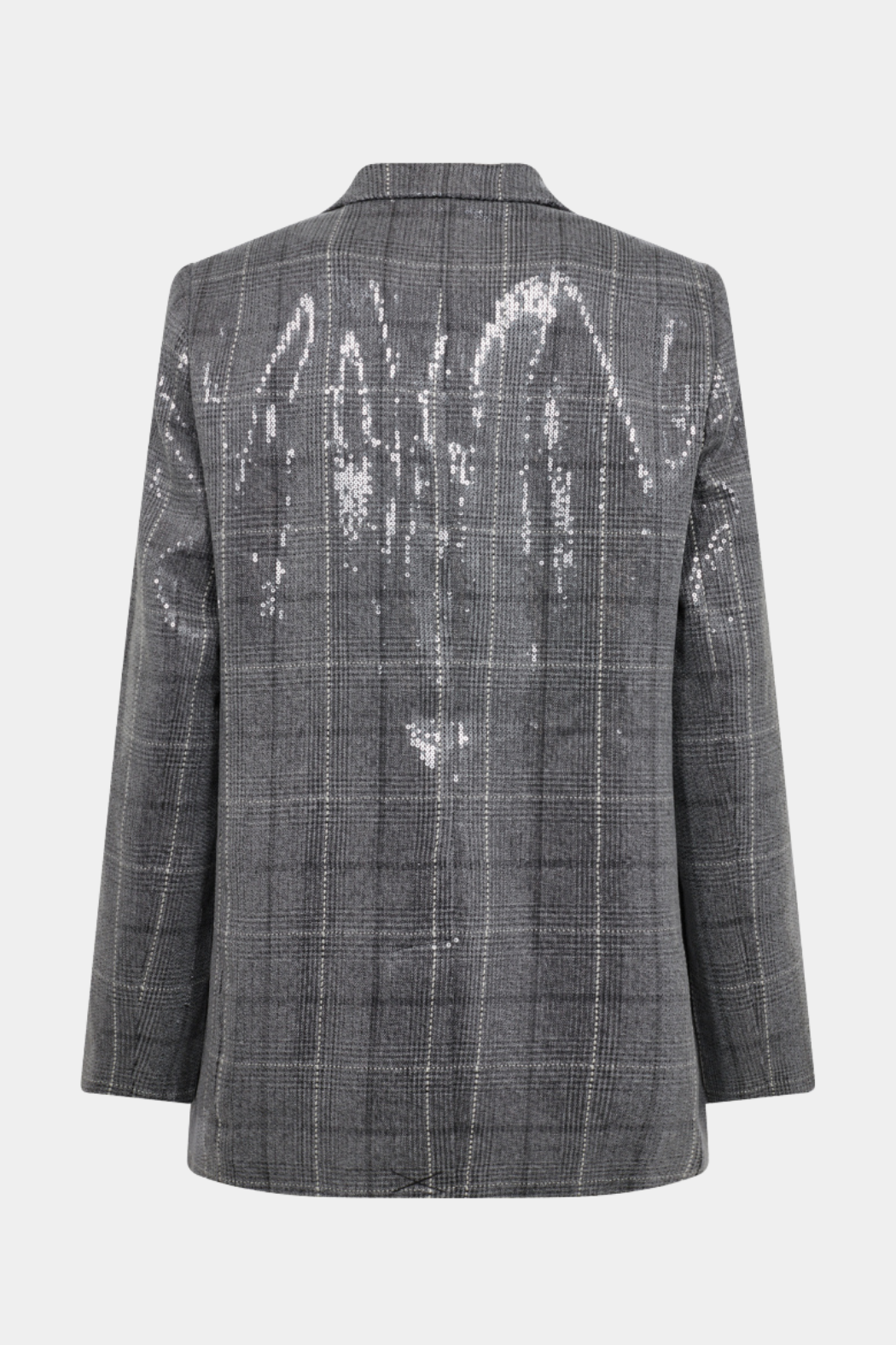 CheckCC sequin single blazer