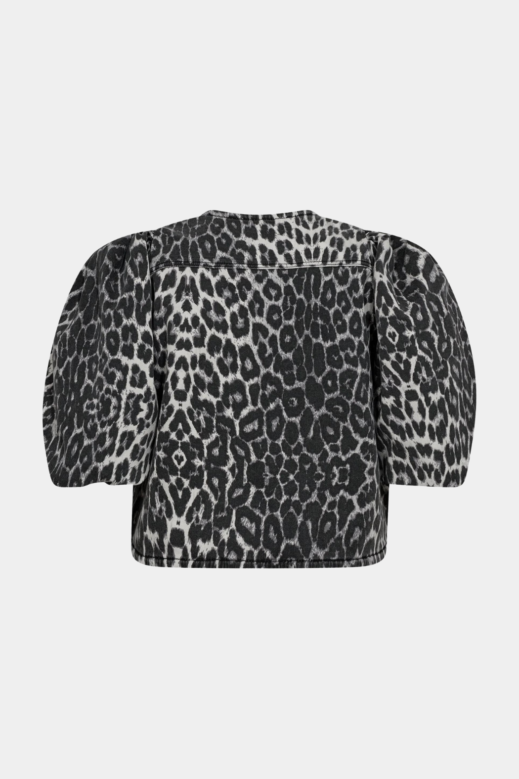 bluse, ovedel, jakke, trøje, sløjfe, sløjfer, bow, bows, leo, peopard, print, grå, grey, denim, jeans, cowboy, stræk, stretchy, fin, smuk, elegant, klassisk, feminin, pæn, rå, cool, sej, unik, musthave, hverdag, fest, fashion, trendy