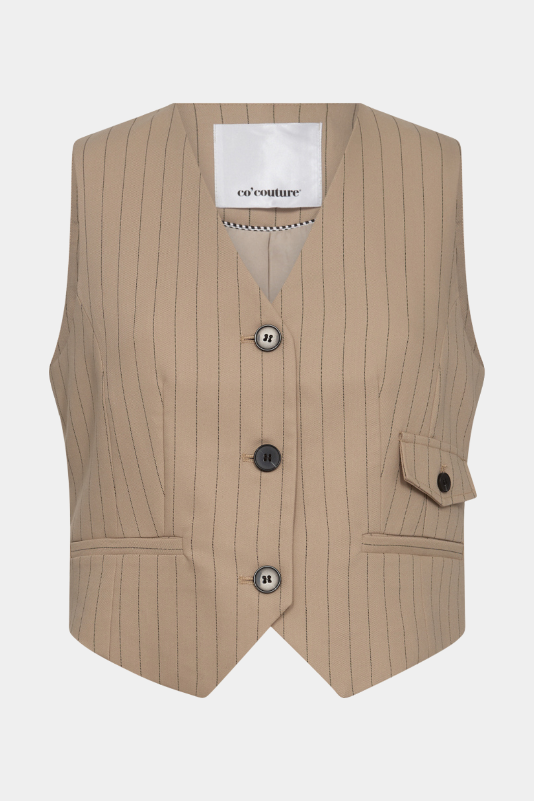 vest, habit, jakkesæt, knapper, lomme, beige, strib, striber, stripe, pinstripe, fin, smuk, elegant, klassisk, feminin, pæn, rå, cool, sej, unik, musthave, hverdag, fest