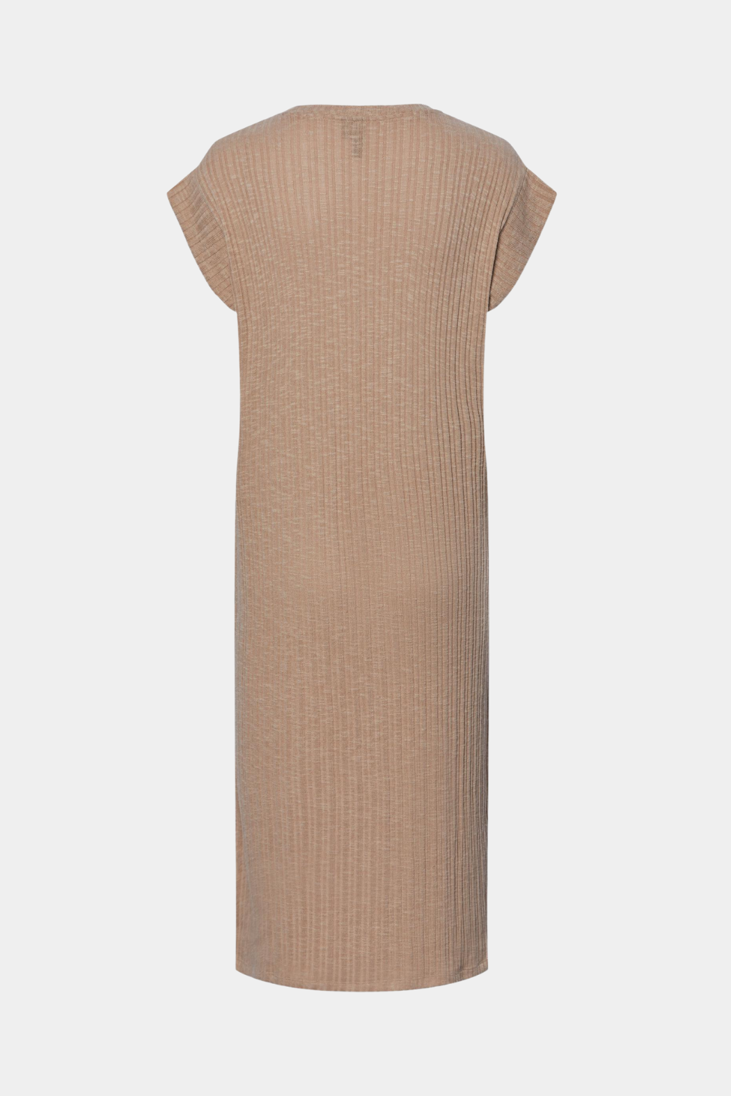 kjole, dress, midi, strik, knit, strikket, knitting, rundhals, rib, løs, blød, fin, smuk, elegant, klassisk, feminin, pæn, rå, cool, sej, unik, basis, basic, muthave, hverdag, fest