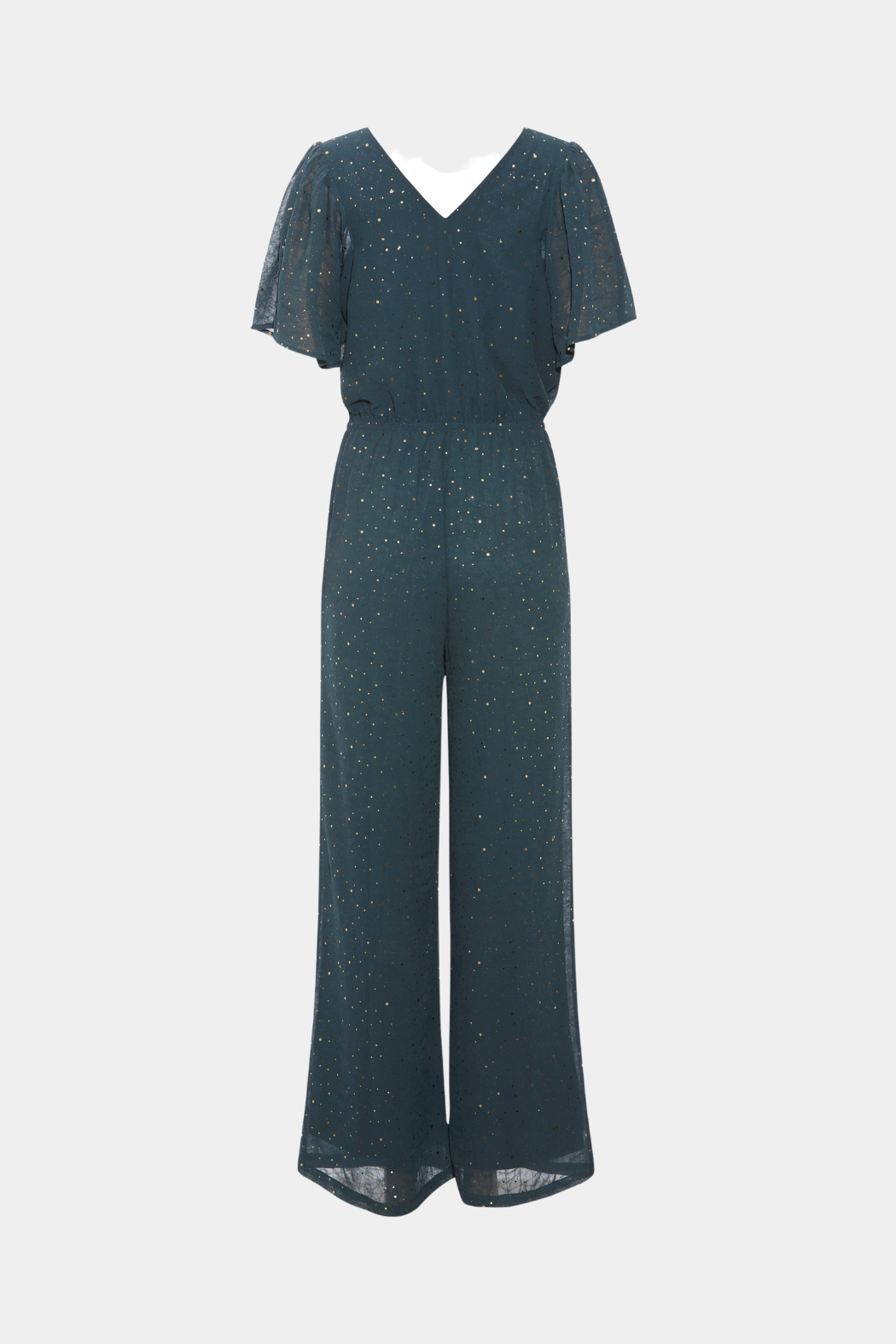 buksedragt, jumpsuit, dragt, heldragt, grøn, glimmer, glitter, sølv, let, transparent, gennemsigtig, fin, smuk, elegant, klassisk, feminin, rå, cool, sej, unik, musthave, hverdag, fest