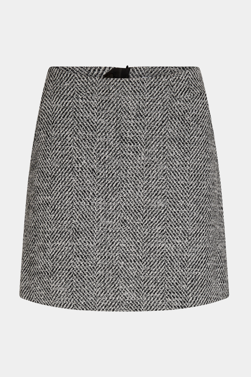nederdel, skirt, miniskirt, kort, grov, tung, tyk, varm, melange, sort, hvid, eksklusiv, lynlås, blød, suit, suiting, jakkesæt, fin, smuk, elegant, klassisk, feminion, rå, cool, sej, unik, musthave, hverdag, fest