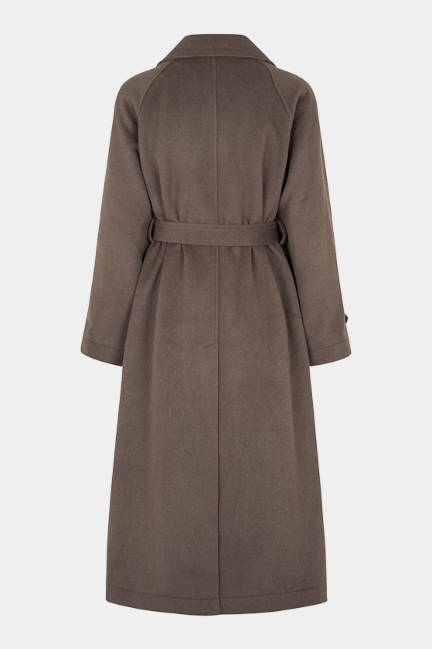 Odonna-M long coat w. belt, fossil