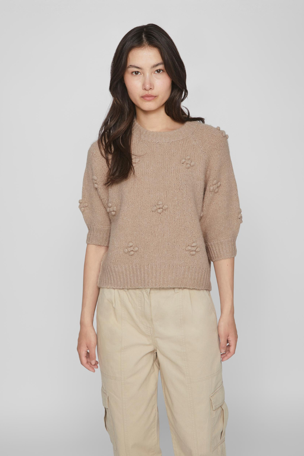 VIChasey 2/4 sleeve o-neck knit