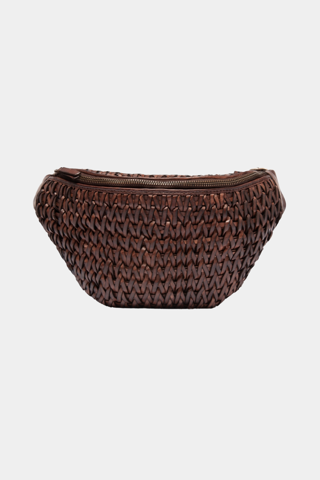 Braid bumbag, brown 15374