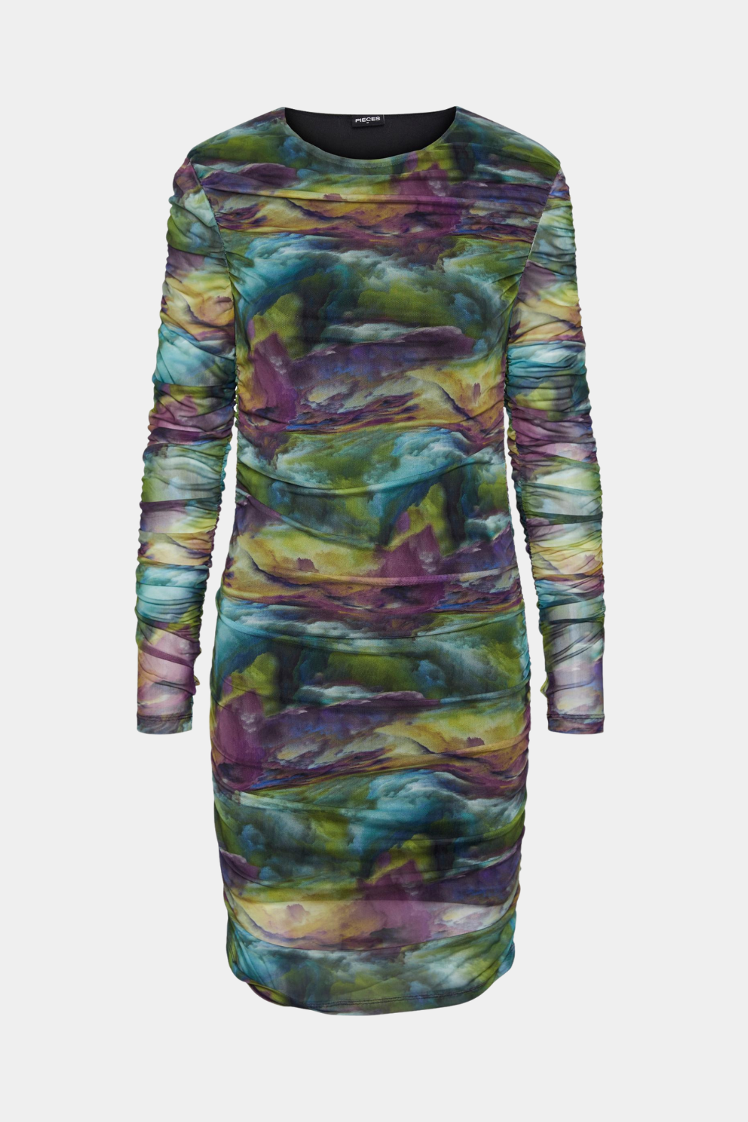 PCNonna ls rouching short dress