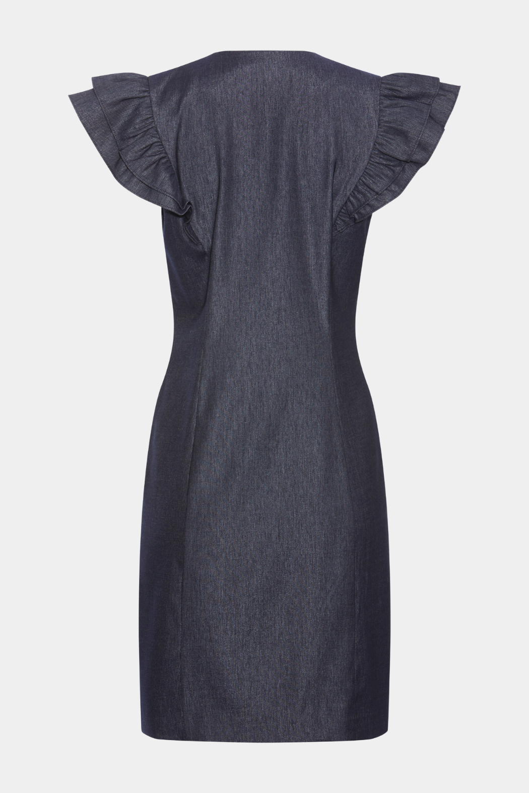 kjole, dress, spencer, slåom, dobbeltradet, knapper, denim, flæser, glitter, glimmer, shiny, fin, smuk, elegant, klassisk, feminin, rå, cool, sej, unik, hverdag, fest