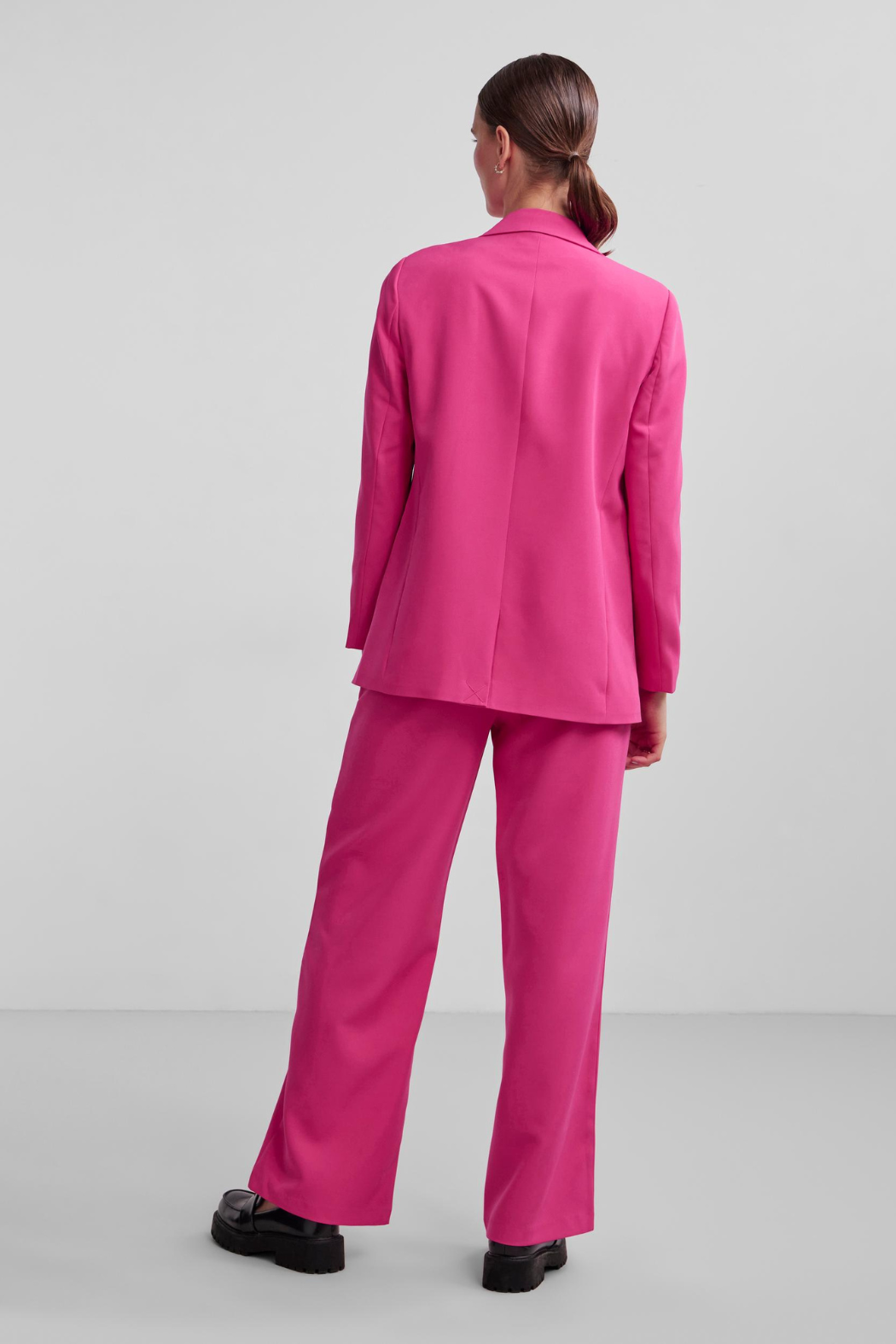 PCBossy ls loose blazer, beetroot purple