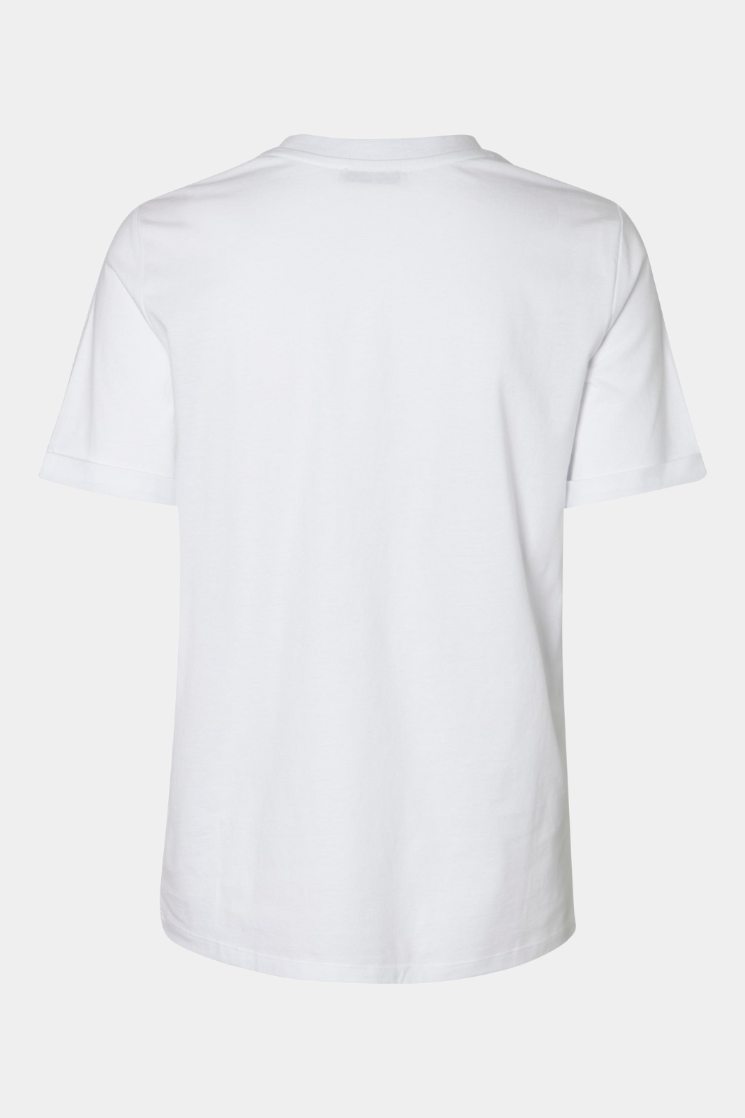 PCRia ss fold up tee, white