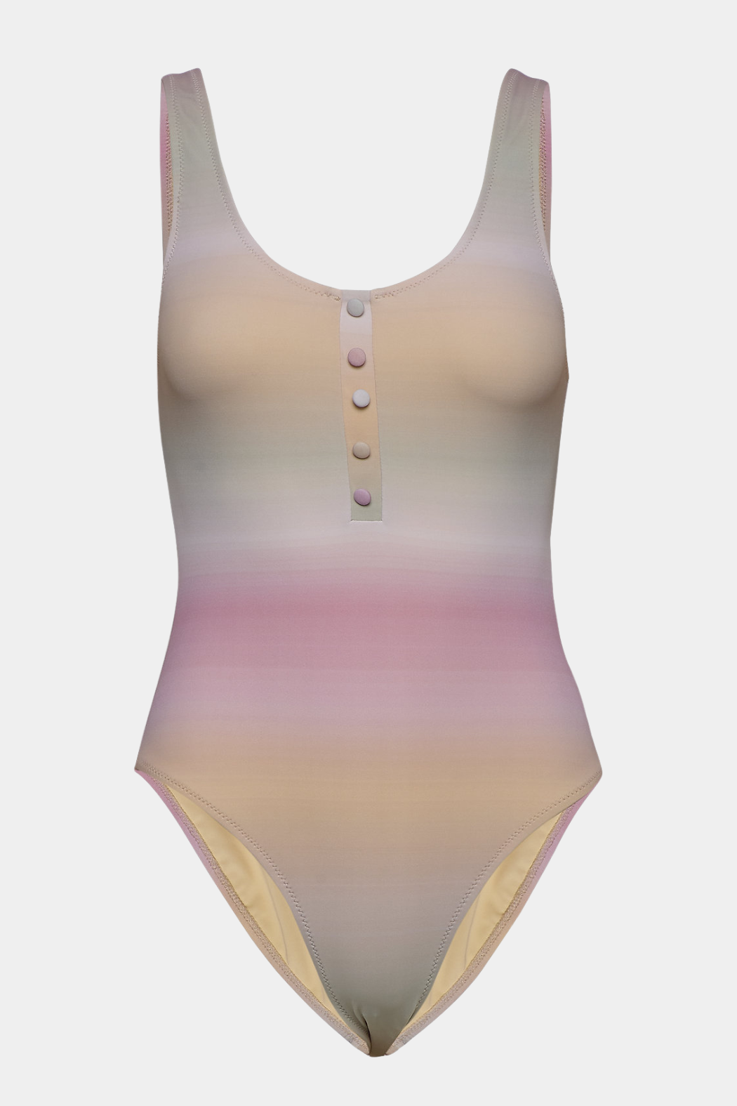Female - swimsuit i pastel farver knapper – Butik Visholm