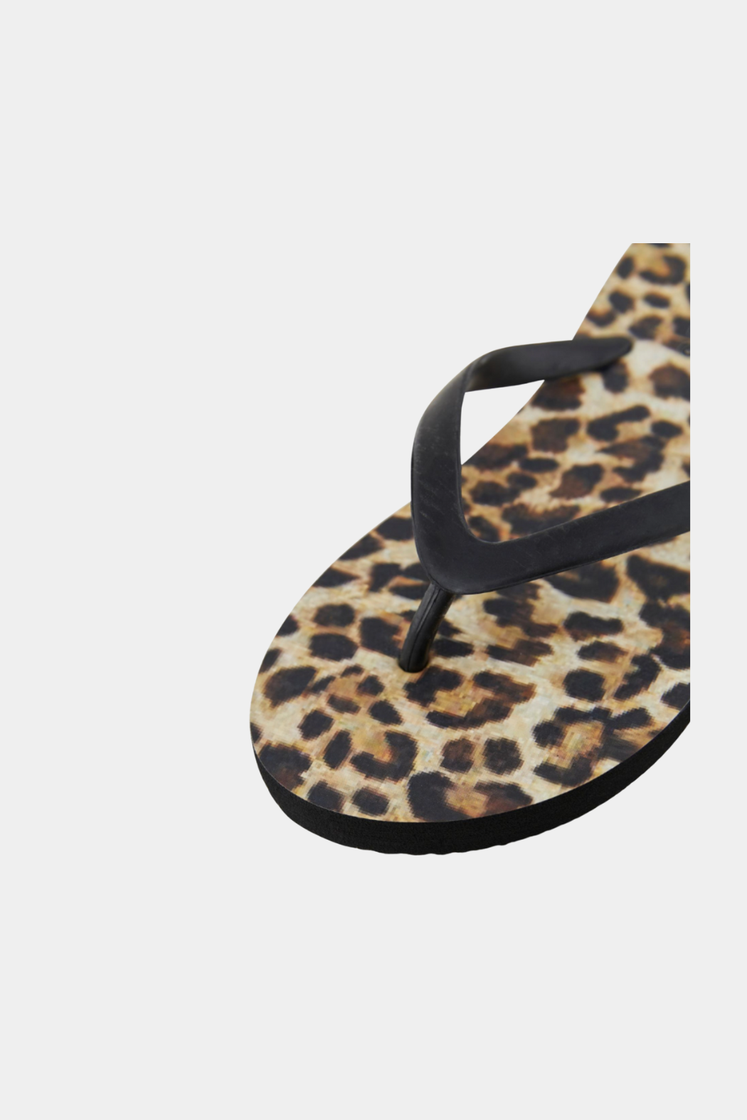 klip klap, flip flop, sandal, strand, strandsandal, sort, black, Leo, leopard, print, blød, soft, skum, sommer, let, elegant, fin, feminin, kvinde, dame, woman, pige