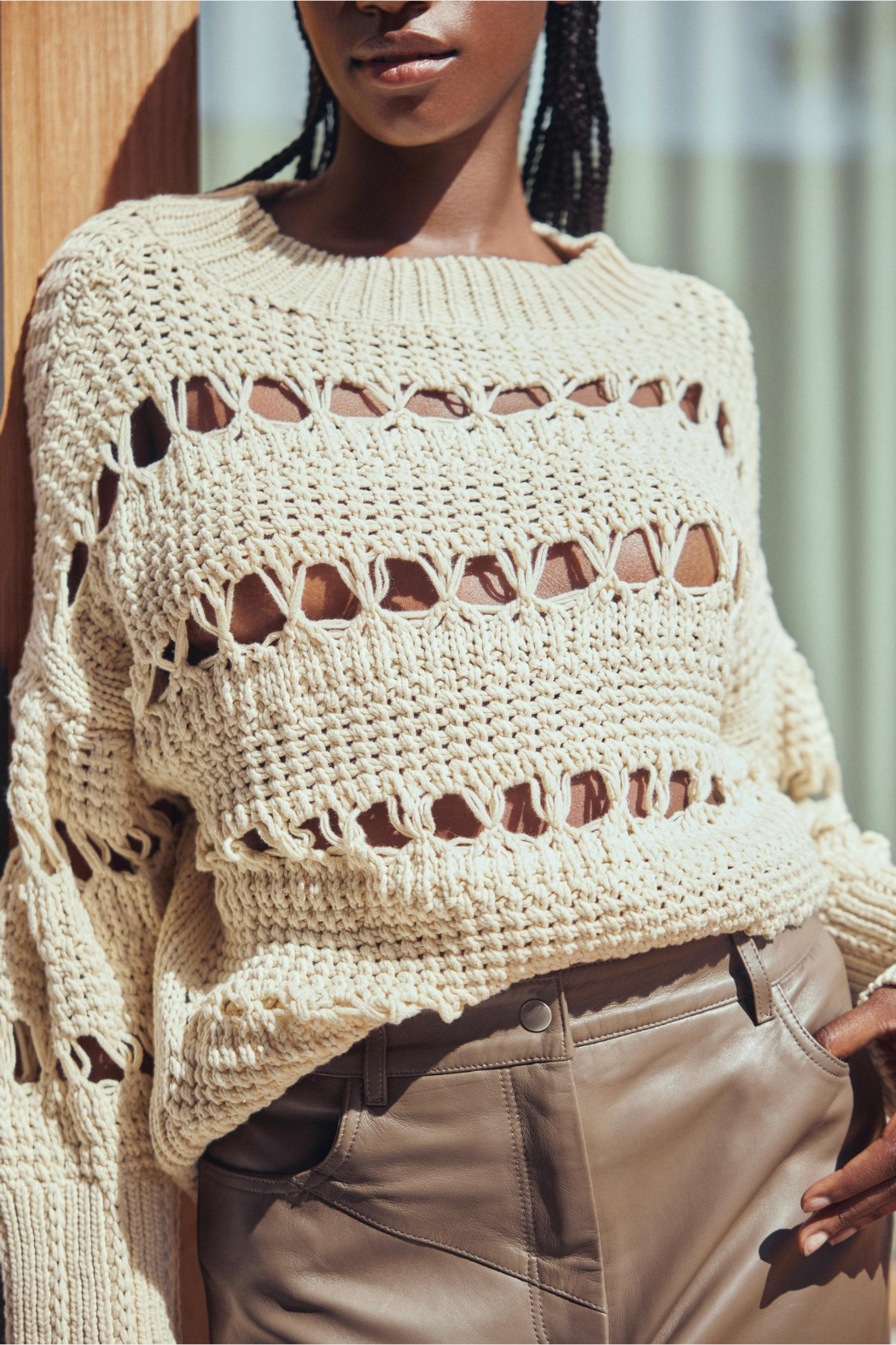 VIWillow 3/4 o-neck knit