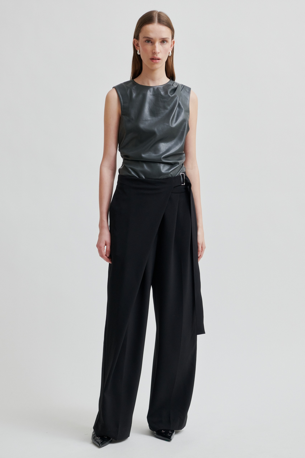 Fique wrap trousers