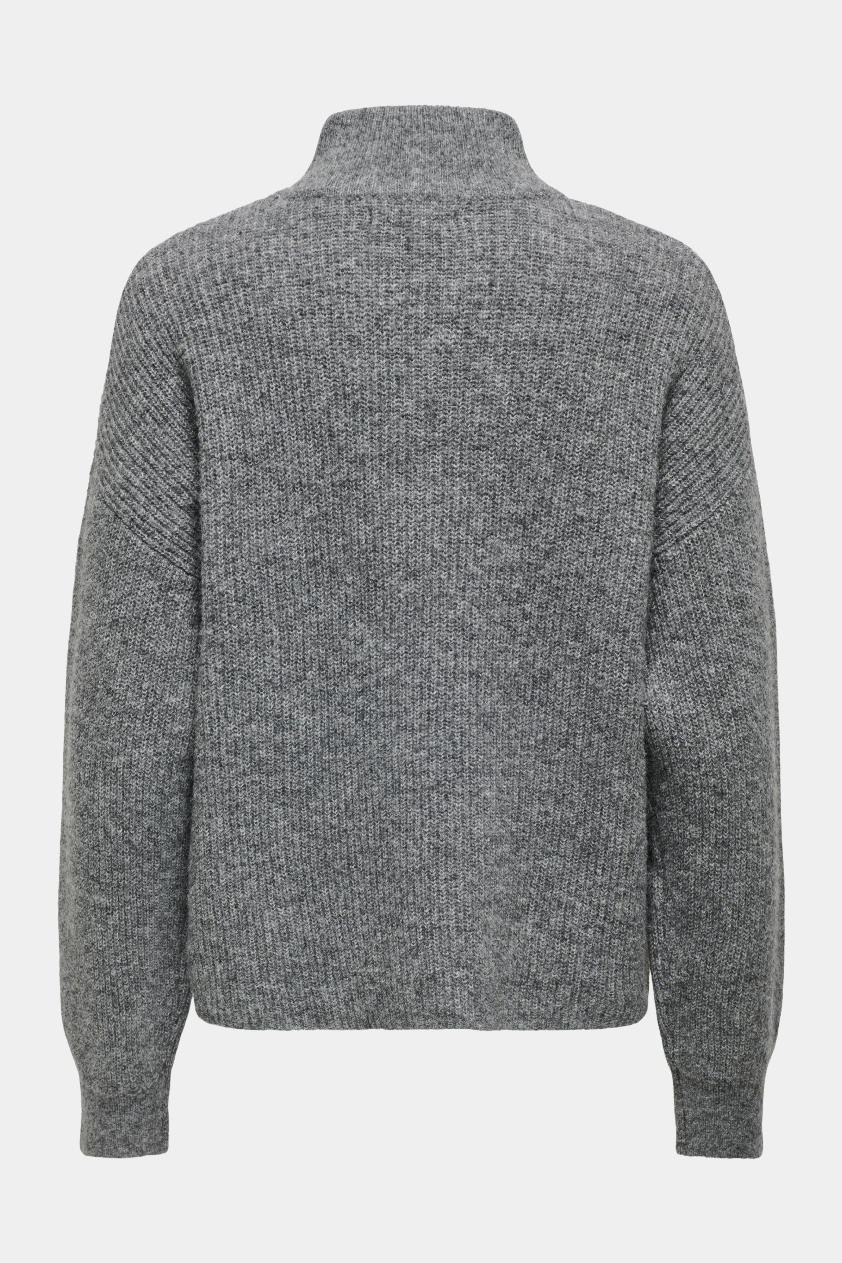 Forudbestilling - ONLTokyo solid L/S zip pullover knt