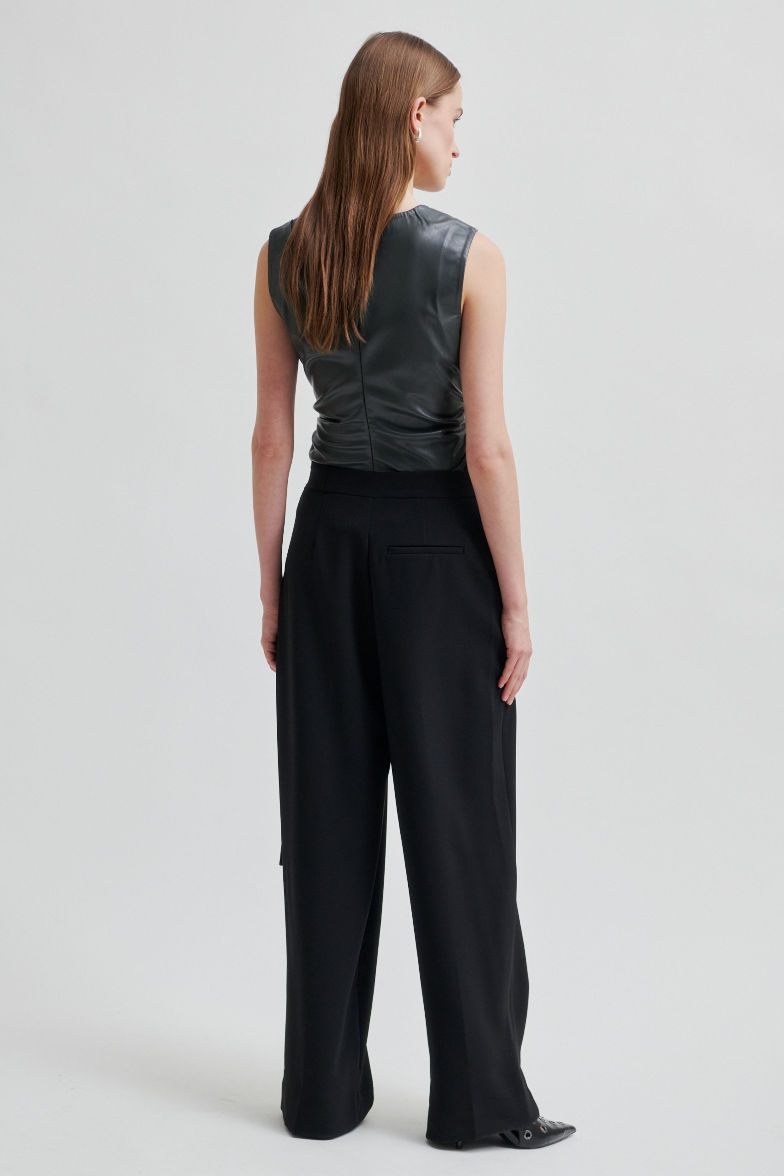 Fique wrap trousers