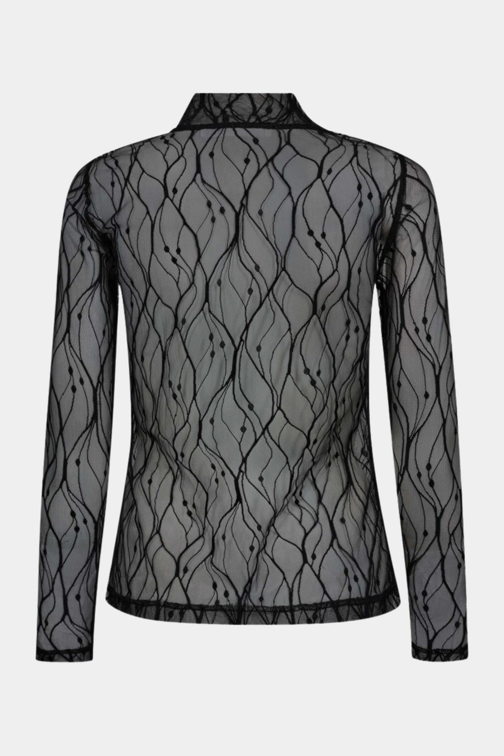 MercyCC mesh turtleneck