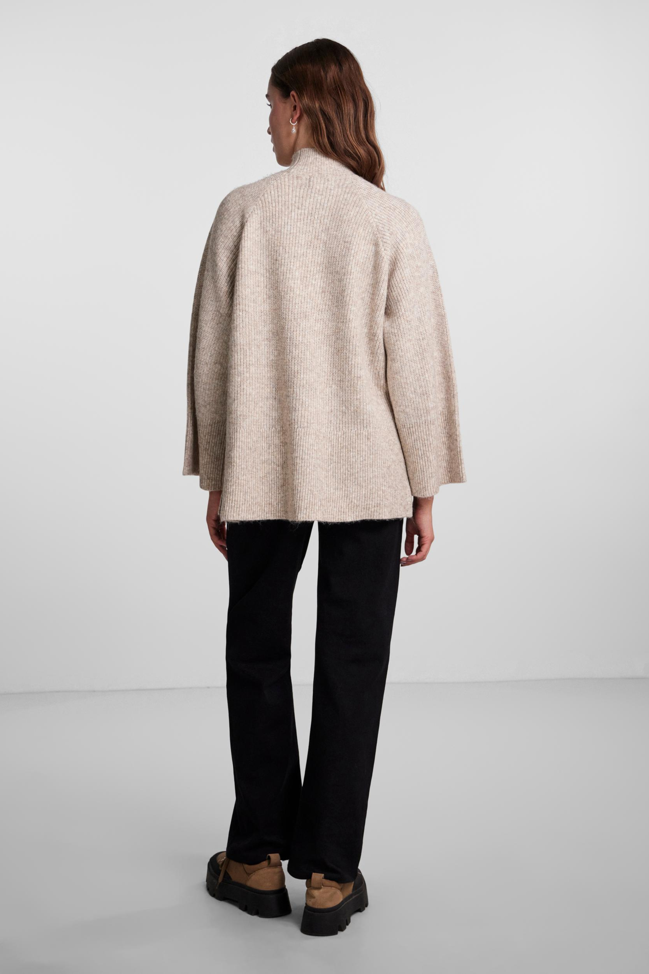 PCJade ls oversize high neck knit