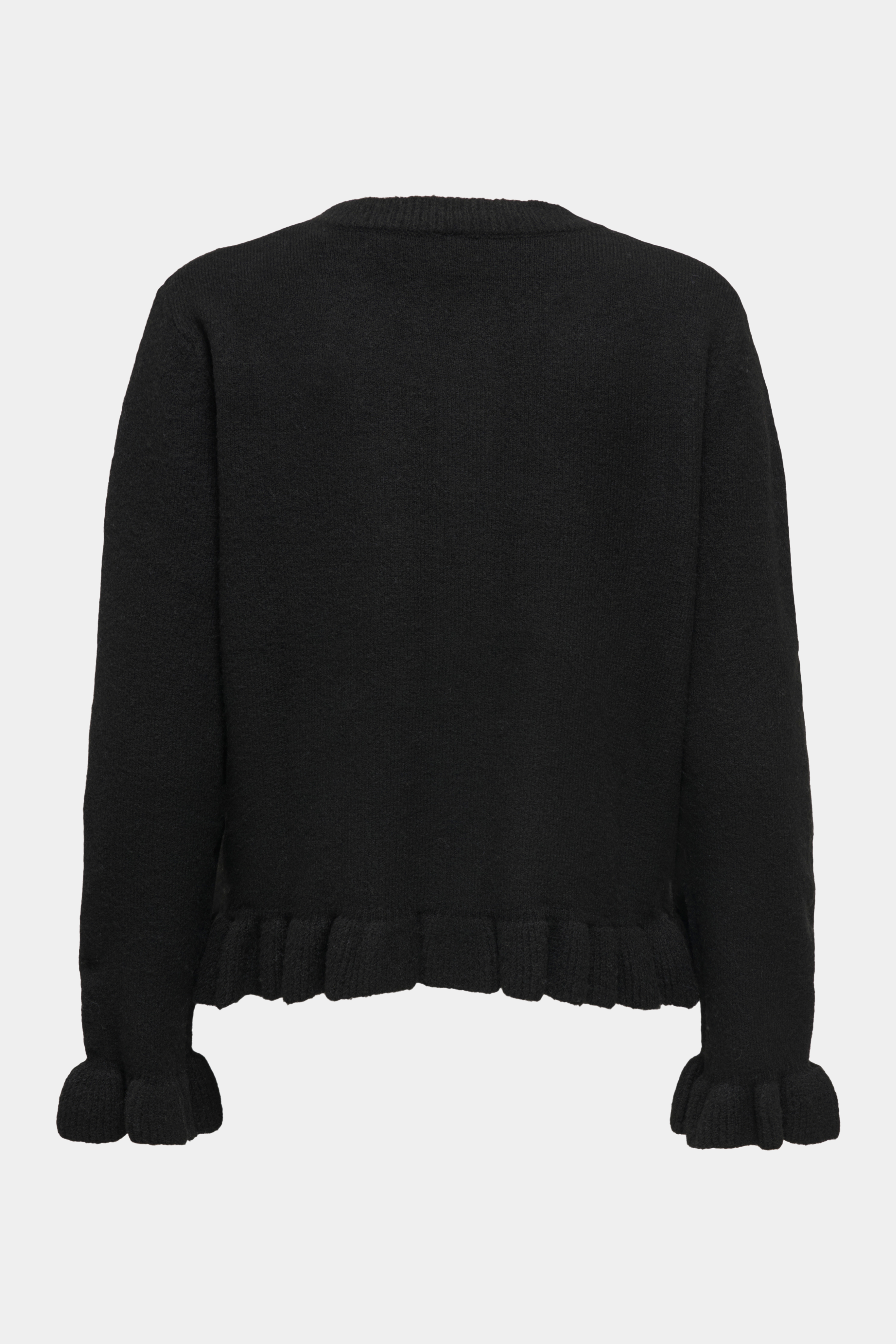 Forudbestilling - ONLRima life LS frill button cardigan