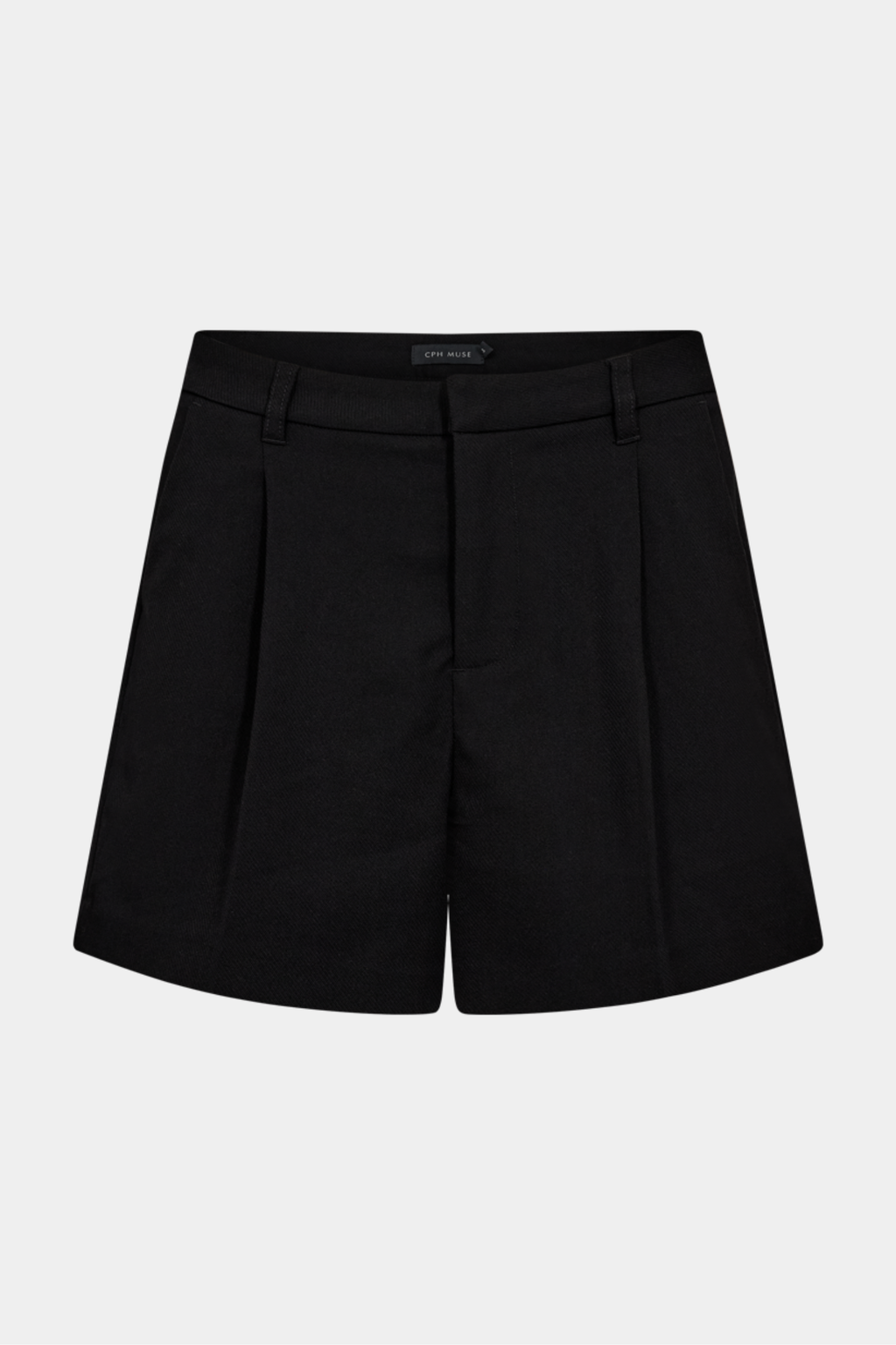 shorts, kort, korte, pressefolder, habit, sort, black, Fin, smuk, elegant, klassisk, staple, feminin, pæn, rå, cool, sej, unik, musthave, hverdag, fest, kvinde, dame, woman
