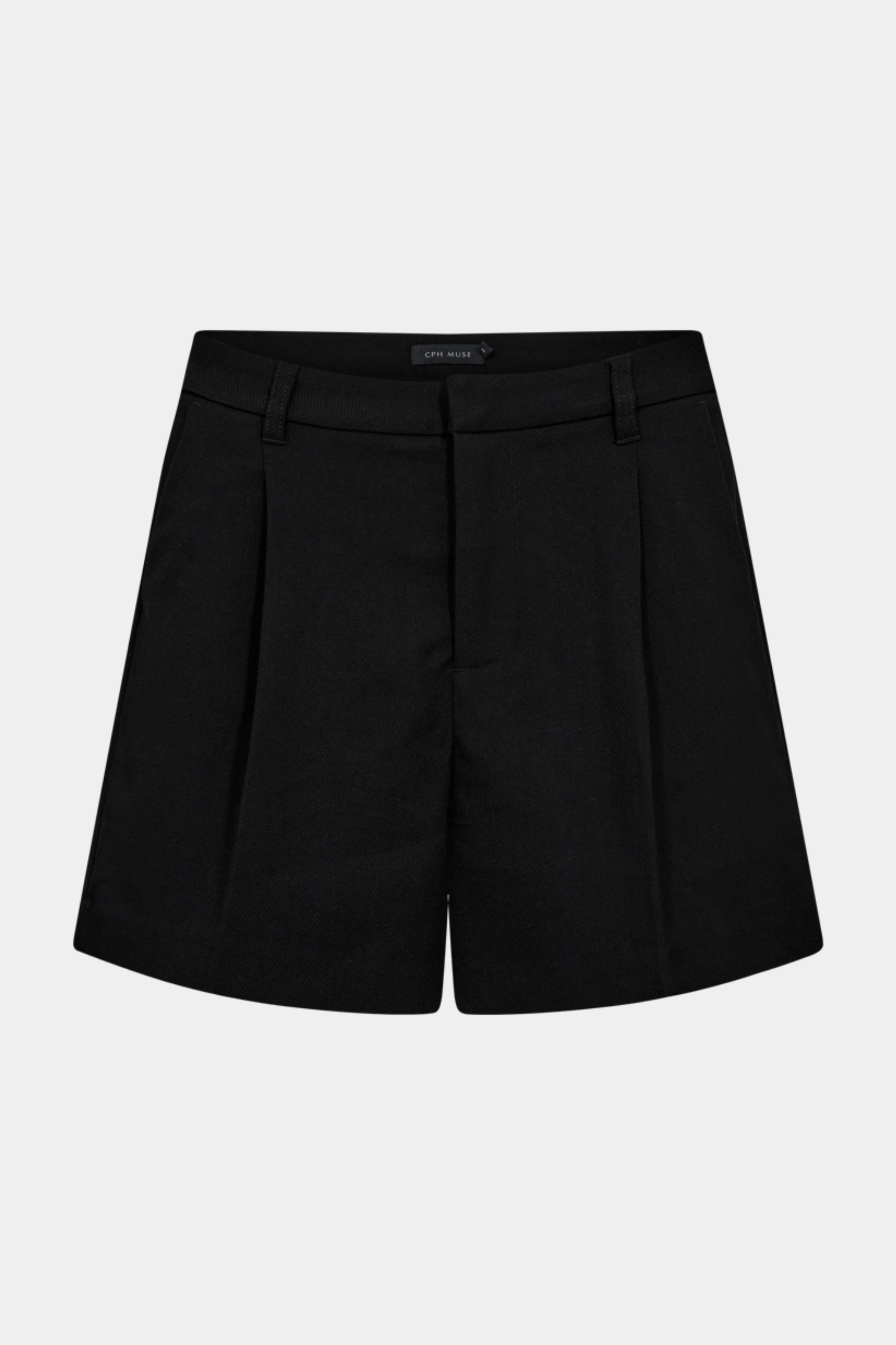 shorts, kort, korte, pressefolder, habit, sort, black, Fin, smuk, elegant, klassisk, staple, feminin, pæn, rå, cool, sej, unik, musthave, hverdag, fest, kvinde, dame, woman
