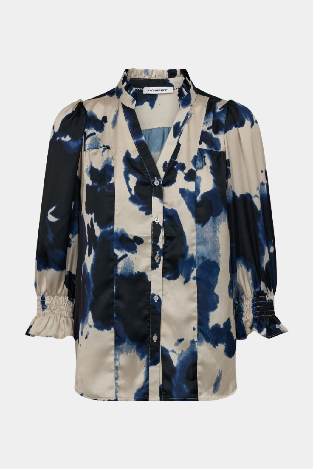 bluse, blouse, shirt, skjorte, print, elastik, flæse, Fin, smuk, elegant, klassisk, feminin, pæn, rå, cool, sej, unik, musthave, hverdag, fest 