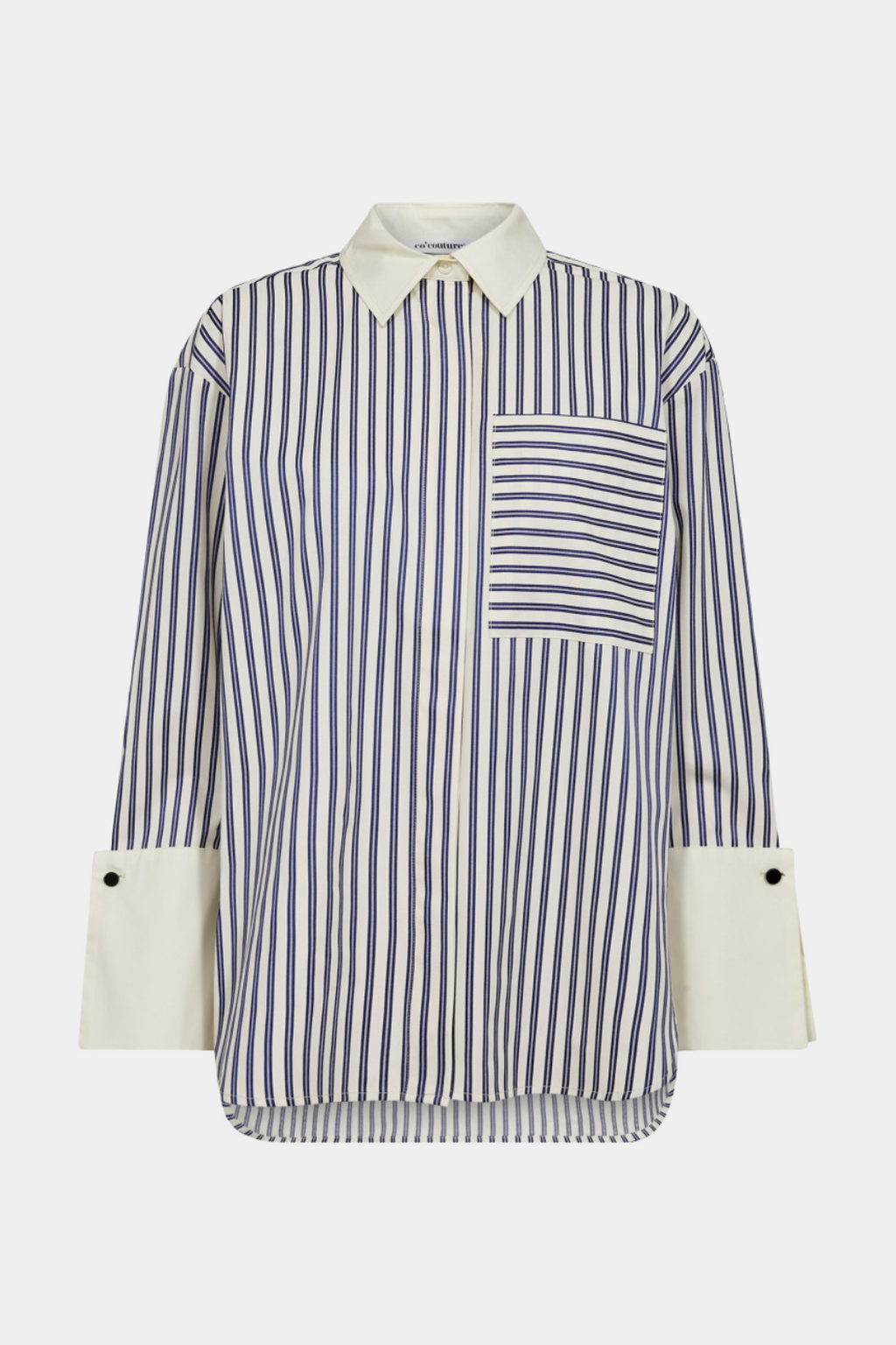SamsonCC stripe cuff shirt