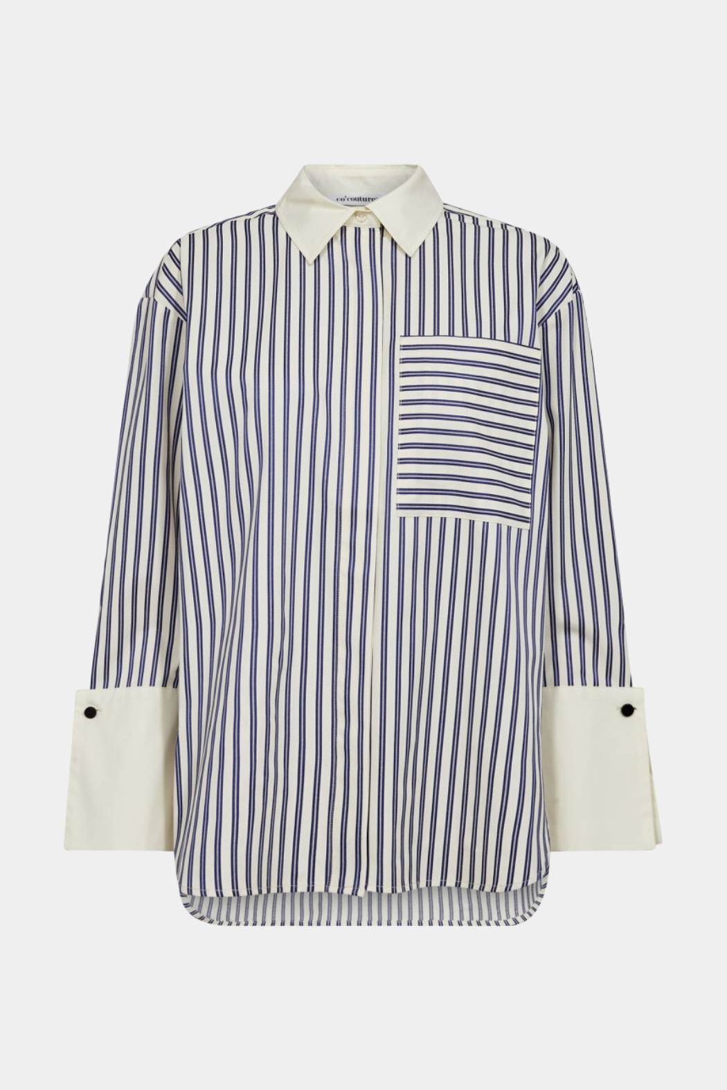SamsonCC stripe cuff shirt