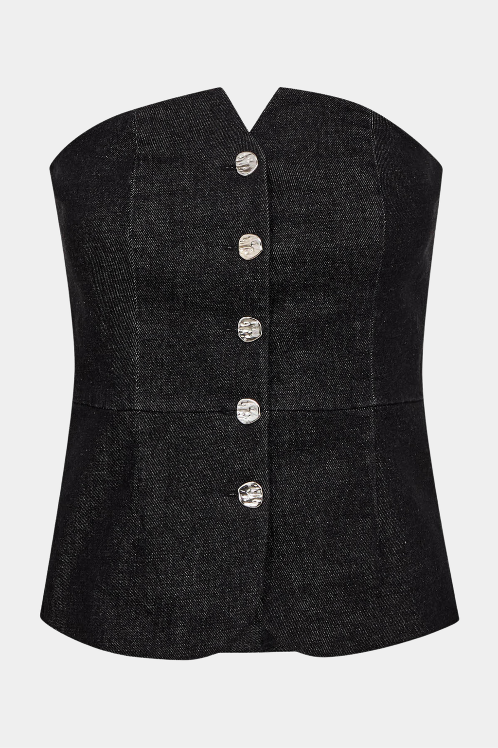 corsage, deim, black, sort, knapper, tætsiddende, fin, smuk, elegant, klassisk, feminin, pæn, rå, cool, sej, unik, musthave, hverdag, fest.