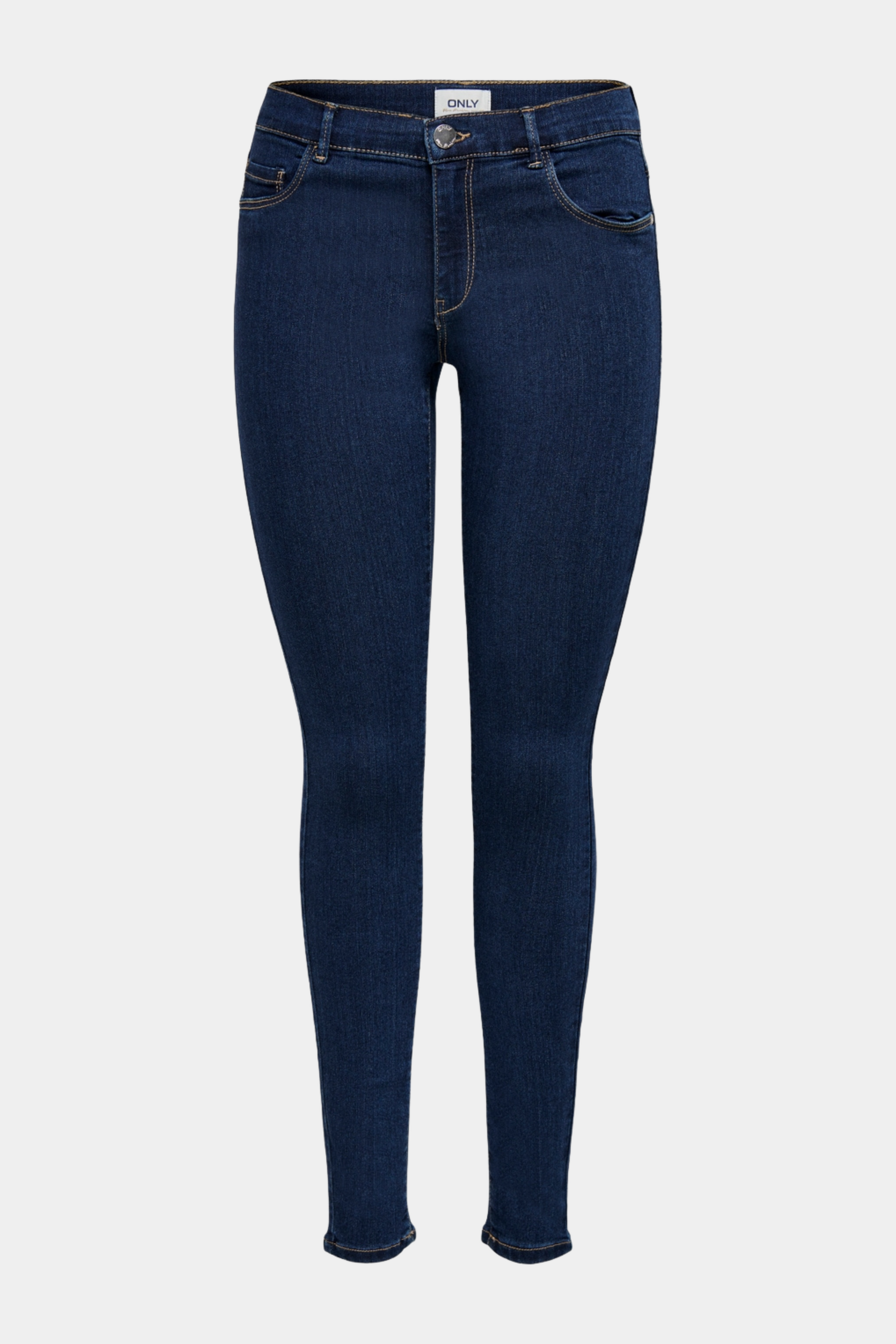 Fin, smuk, elegant, klassisk, staple, feminin, pæn, rå, cool, sej, unik, musthave, hverdag, fest, kvinde, dame, woman, basic, basis, jeans, buks, bukser, denim, mørkeblå, dark blue, mellemhøj, mid waist, skinny, slim, tætsiddende, stram, blød, soft, tyng, jeggings