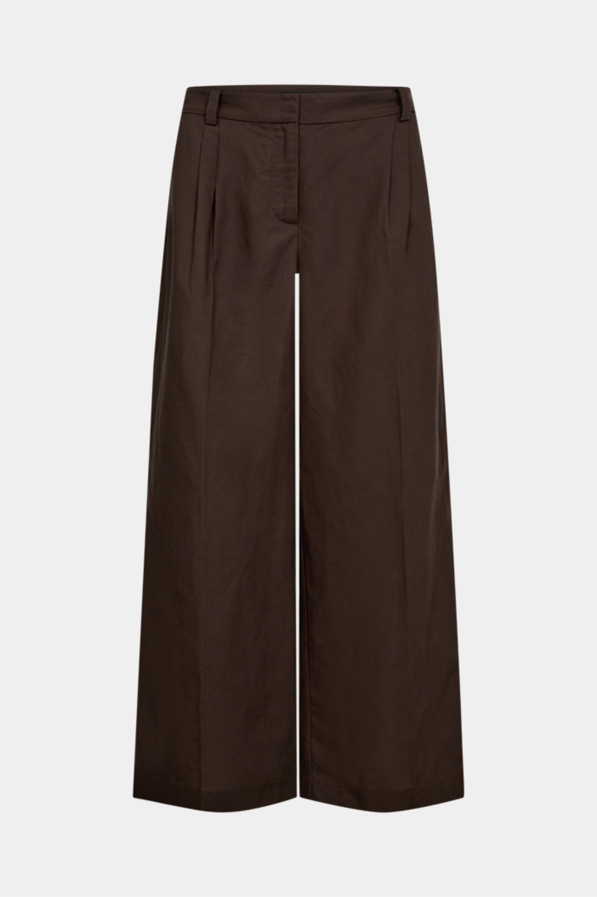 buks, bukser, pants, brun, brown, vidde, bredde, læg, hør, Fin, smuk, elegant, klassisk, staple, feminin, pæn, rå, cool, sej, unik, musthave, hverdag, fest, kvinde, dame, woman
