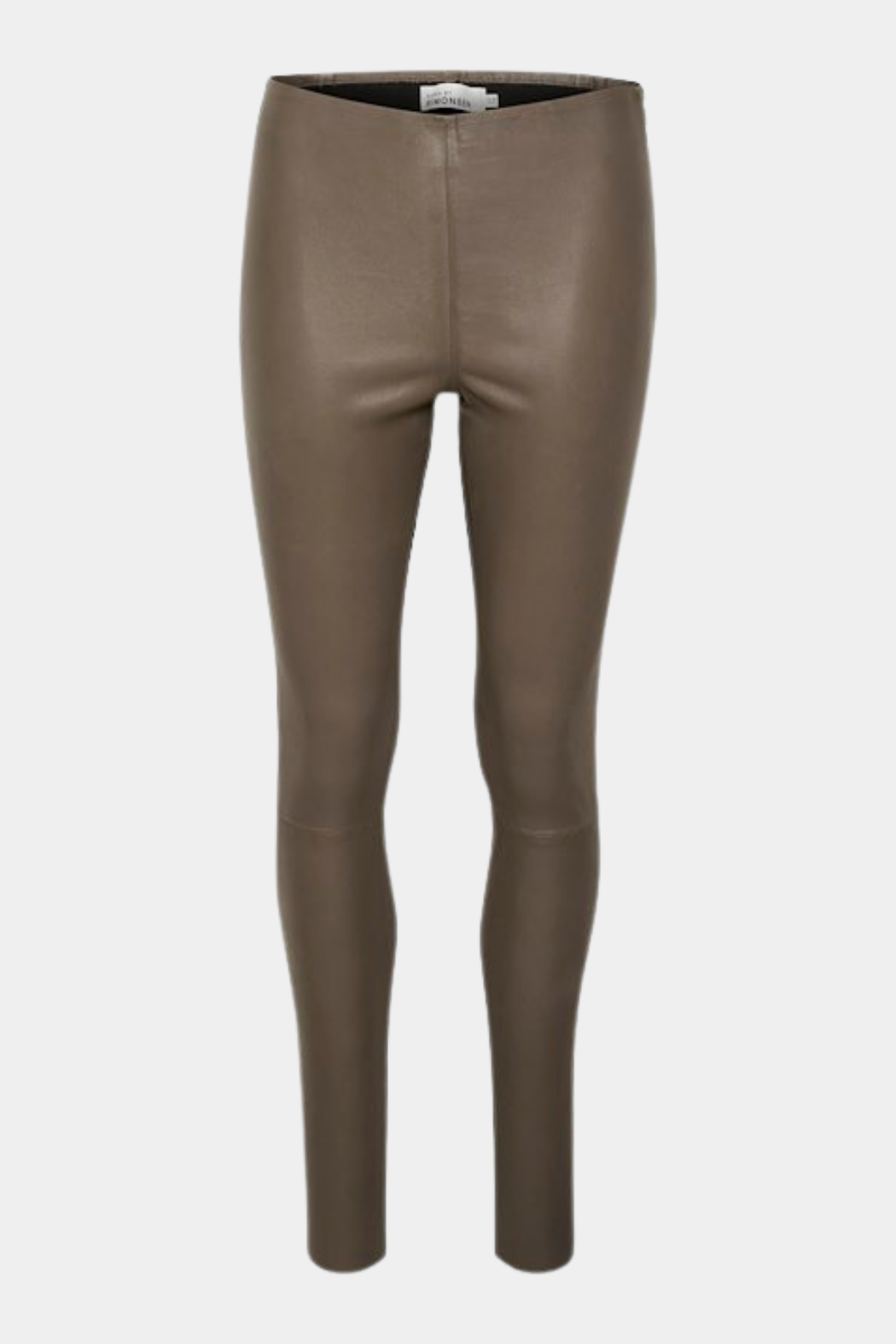 buks pant, leggings, tætsiddende, stram, læder, leather, læderleggings, læderbukser, brun, beige, valnød, walnut, soft, blød, lamb, lam, lammeskind, eksklusiv, exclusive, luksus, elegant, fin, feminin, hverdag, fest, basic, basis, staple, kvinde, dame, woman