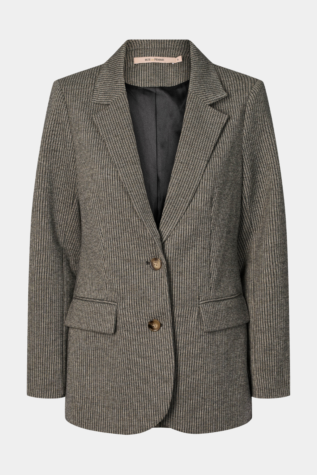 blazer, blazerjakke, habit, habitjakke, jakkesæt, striber, stribet, knapper, fin, smuk, elegant, klassisk, feminin, pæn, rå, cool, sej, unik, musthave, hverdag, fest