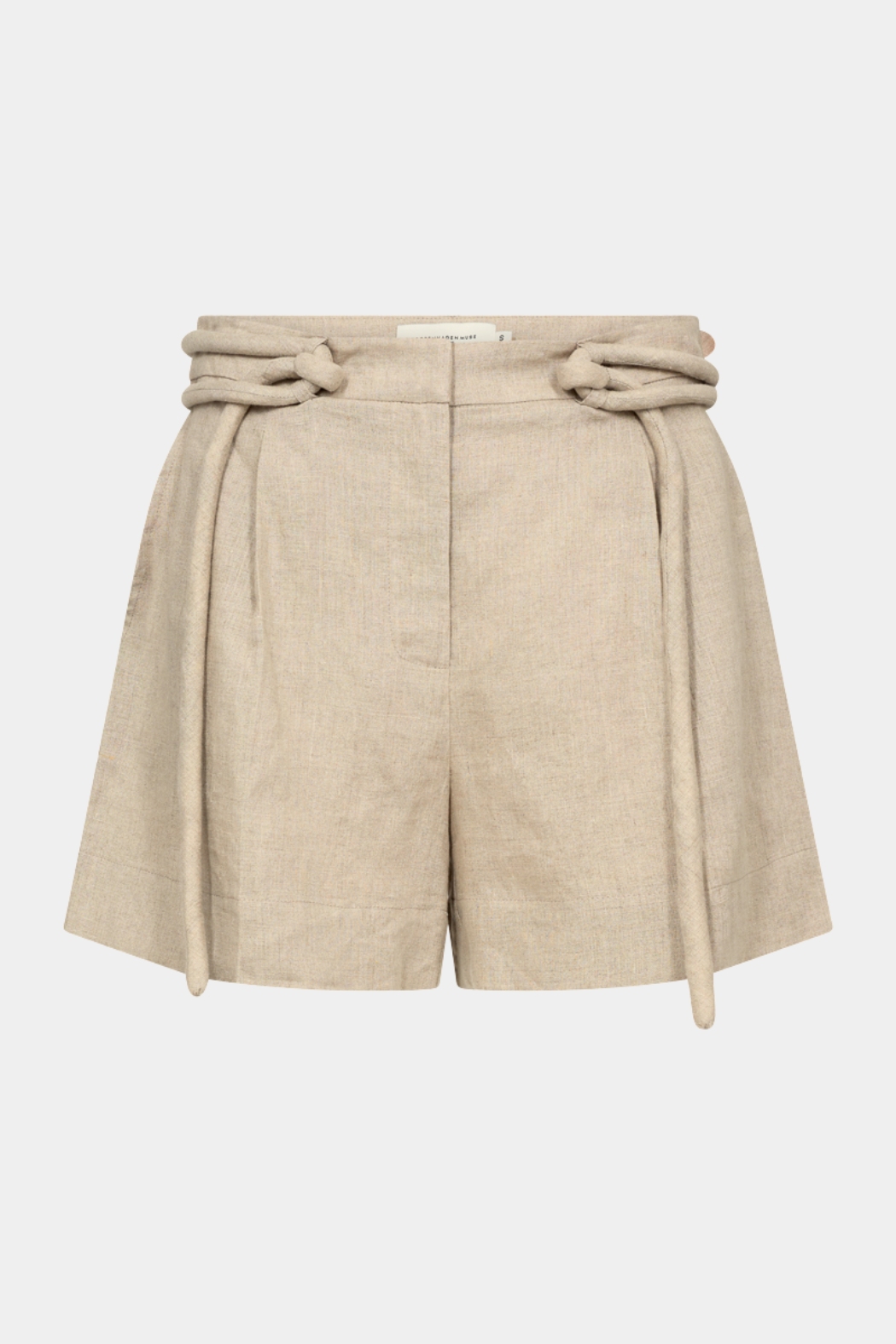 shorts, korte, bindebånd, hør, Fin, smuk, elegant, klassisk, staple, feminin, pæn, rå, cool, sej, unik, musthave, hverdag, fest, kvinde, dame, woman
