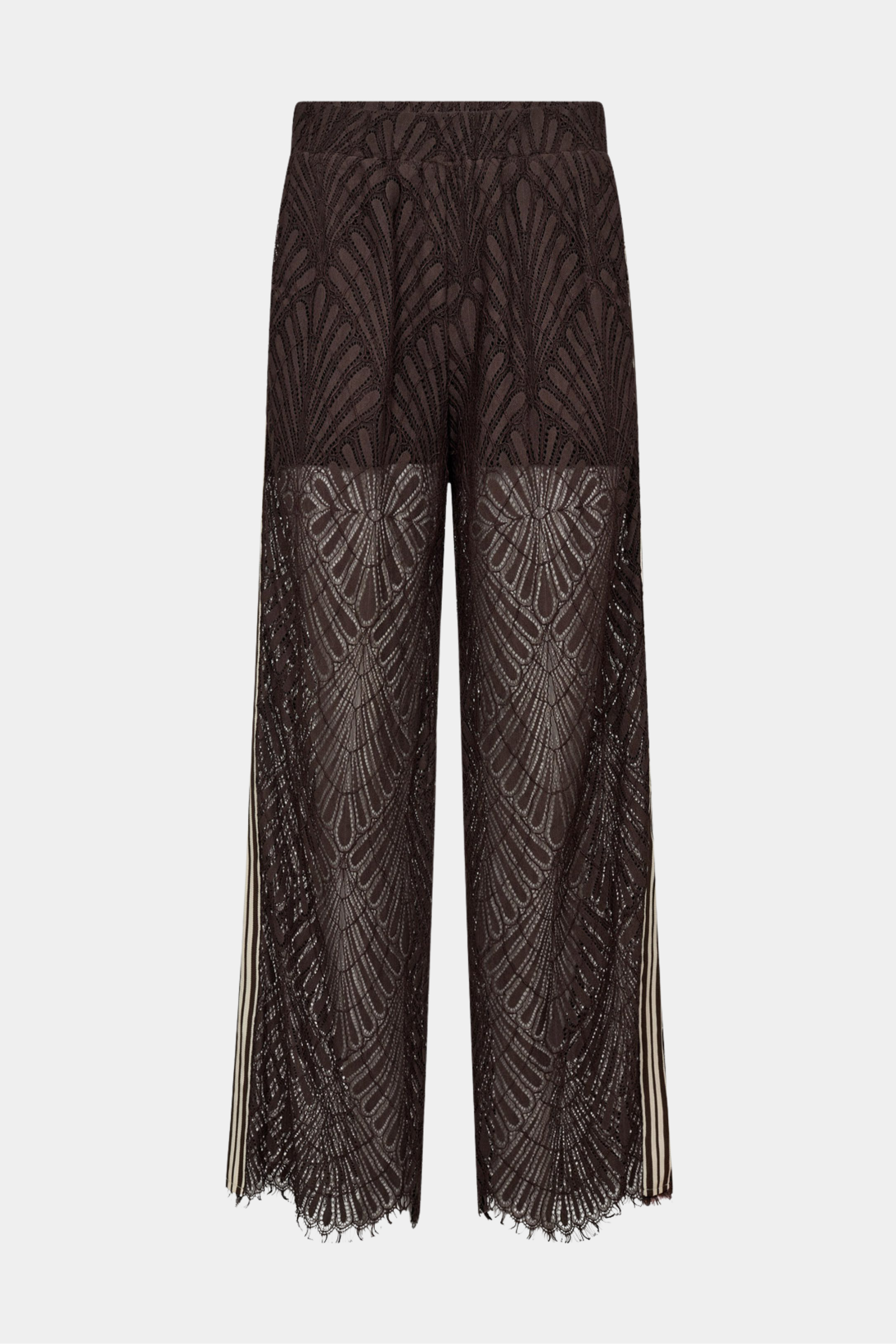 Buks, bukser, blonde, lace, brun, mørkebrun, brown, stribe, stripe, elastik, gennemsigtig, transparent, fin, smuk, elegant, klassisk, feminin, pæn, rå, cool, sej, unik, musthave, hverdag, fest