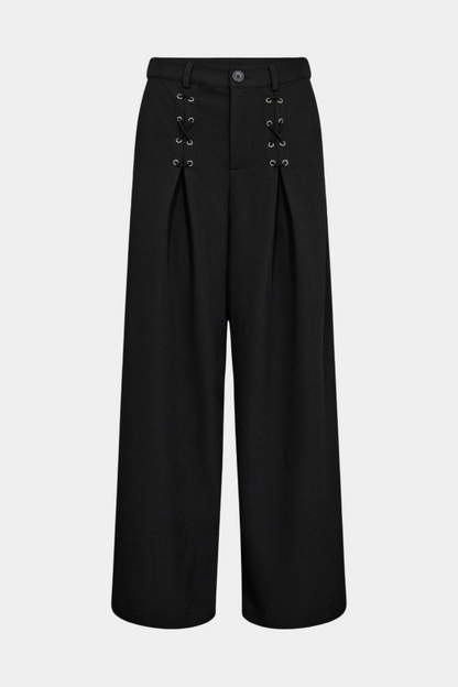buks, bukser, sort, bredde, vidde, bindebånd, Fin, smuk, elegant, klassisk, staple, feminin, pæn, rå, cool, sej, unik, musthave, hverdag, fest, kvinde, dame, woman
