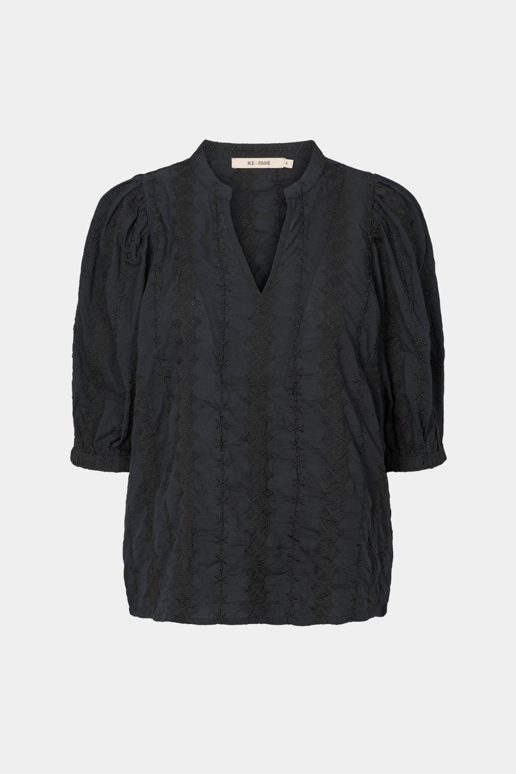 bluse, blouse, shirt, skjorte, blonde, lace, puf, vudskæring, sort, black, fin, smuk, elegant, klassisk, feminin, pæn, rå, cool, sej, unik, musthave, hverdag, fest